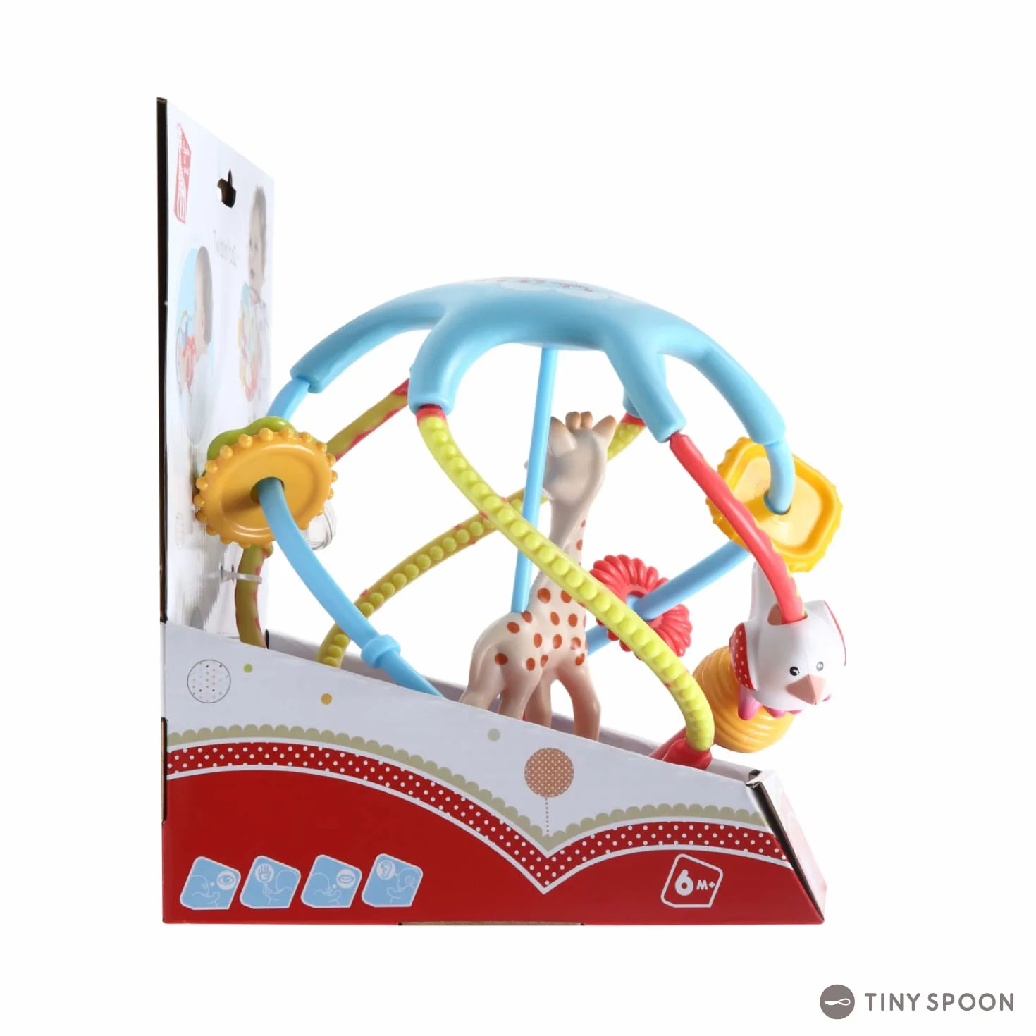 Vulli Sophie la Girafe Twistin Ball, wielokolorowa