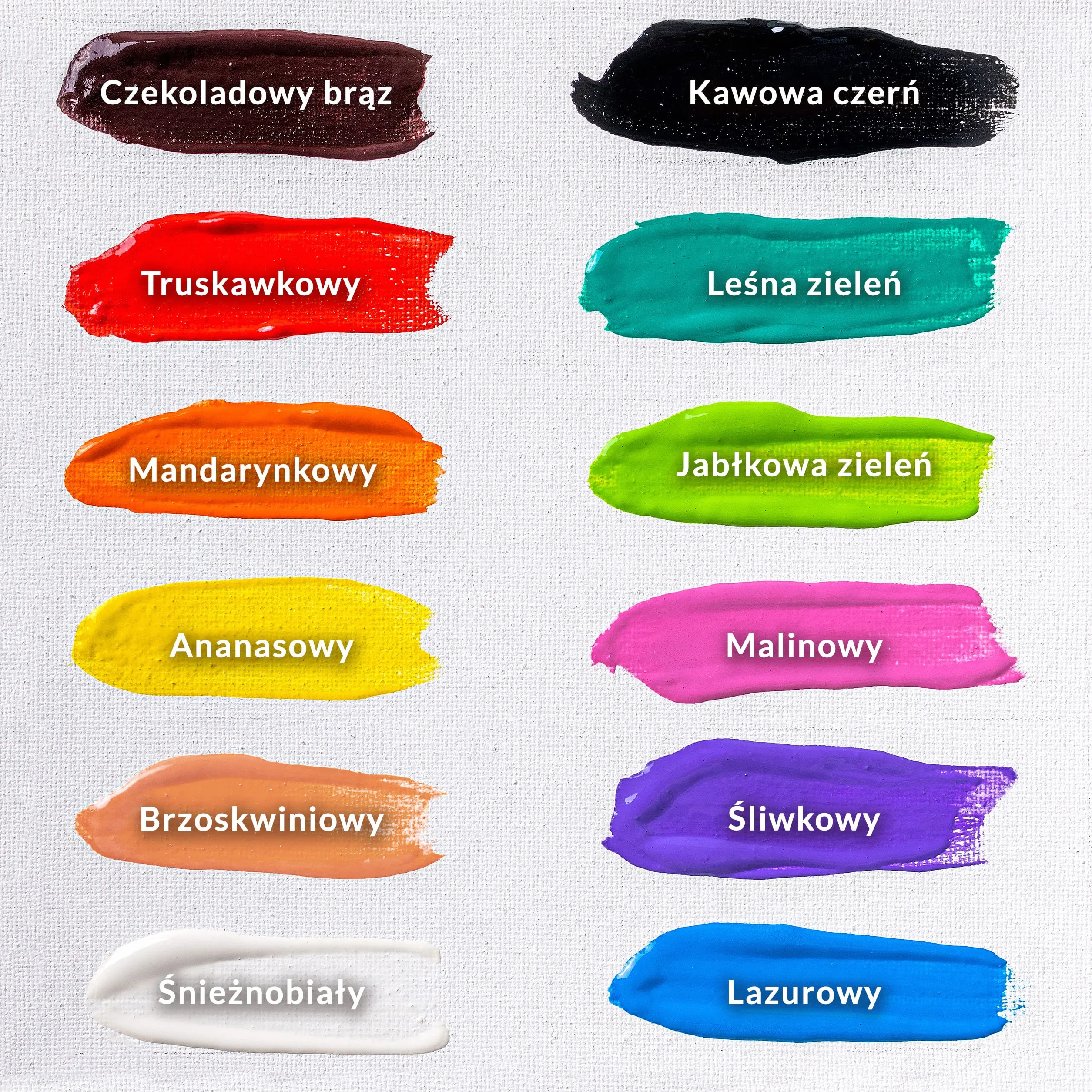 Creative Deco Tempery Zestaw Farb Plakatowych | 20 ml x 12 Kolorów | Zmywalne Farby dla Dzieci | Podstawowe Intensywne Nasycone Kolory | Bezpieczne i Nietoksyczne | Dobre Krycie i Matowe Wykończenie