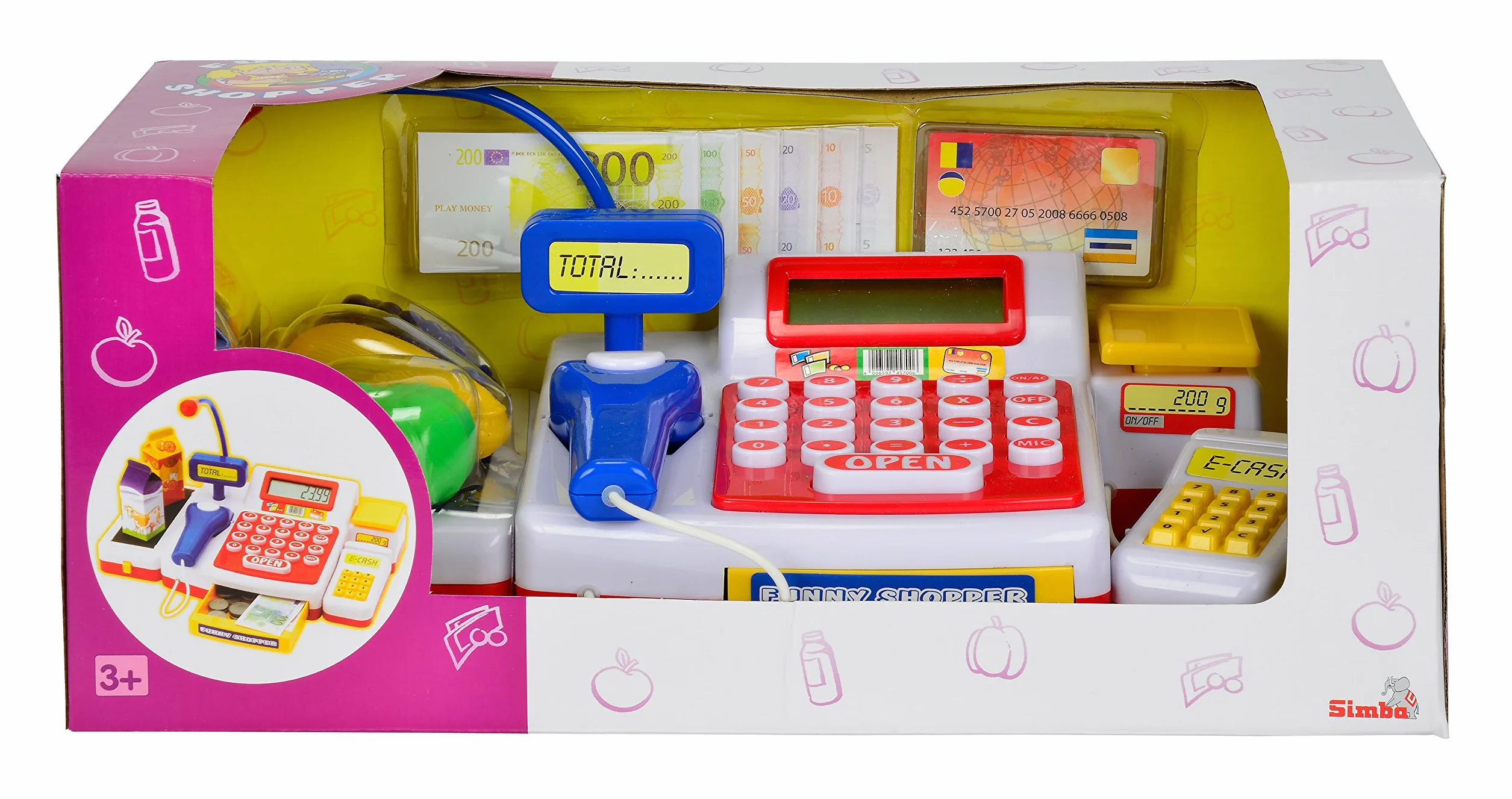 Supermarktkasse mit Scanner
