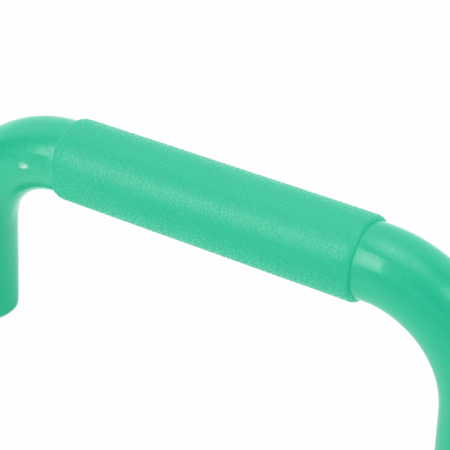 2 szt. Bezpiecznych Uchwytów na Plac Zabaw, Profesjonalne Bezpieczne Uchwyty do Rąk o Dużych Rozmiarach, Drążki Wspinaczkowe do Domku Zabaw i Domku na Drzewie (GREEN)