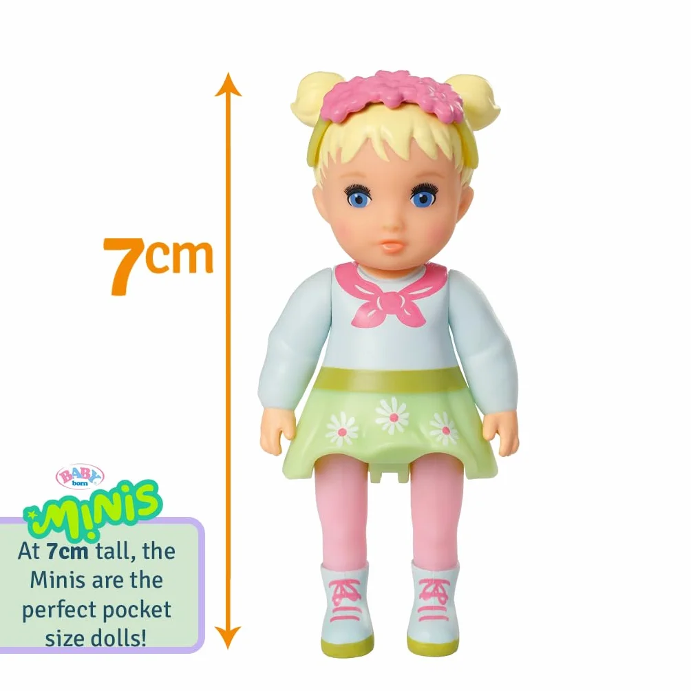 BABY born, Pojazd dla lalek, rozkładana przyczepa kempingowa, do lalek BABY Born Minis z 6 akcesoriami i lalką, 906095, Zapf Creation