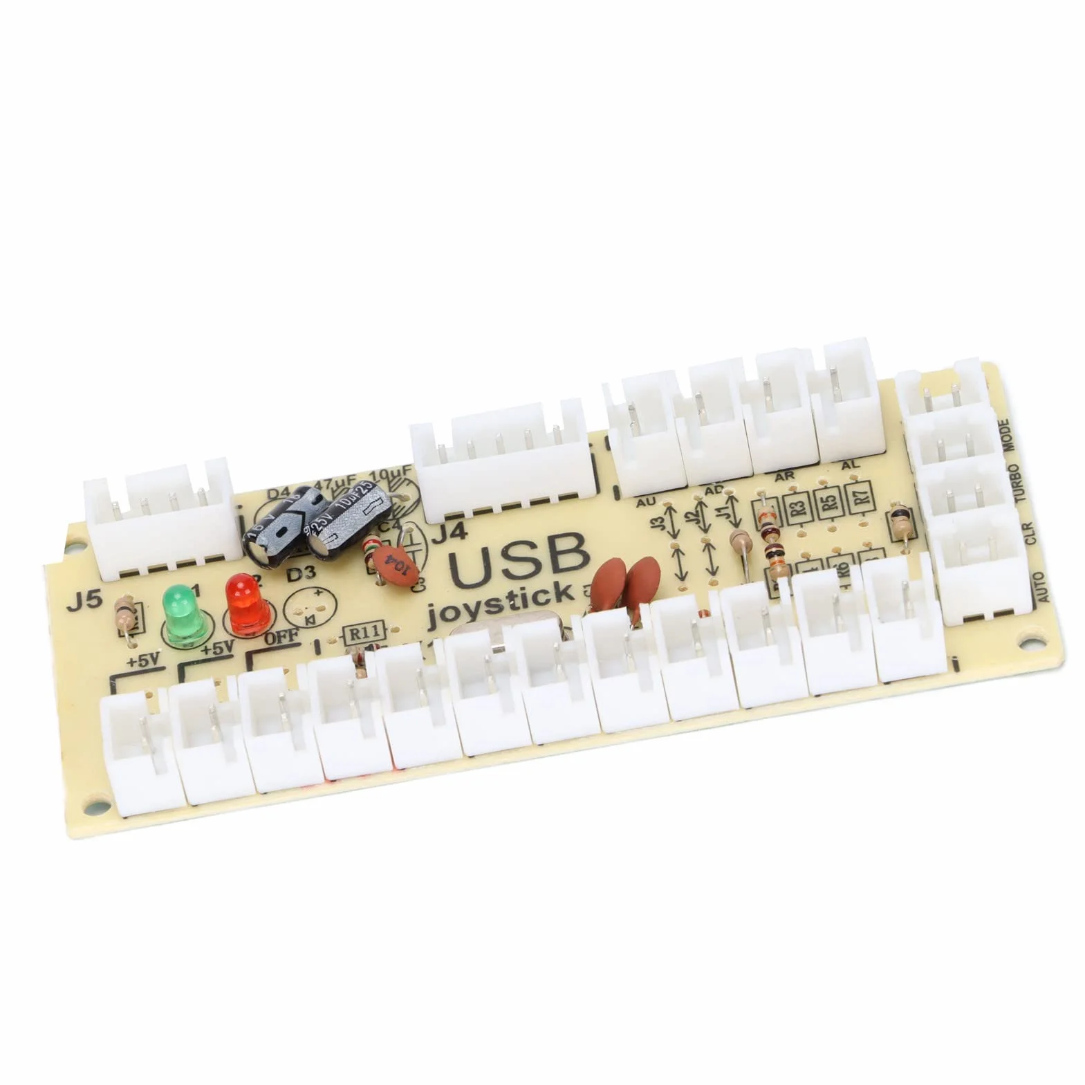 Koder USB Zero Delay Przycisk USB do Joysticka, do Gier Walki na PC dla MAME dla Retro.(QM070916 (pojedynczy))