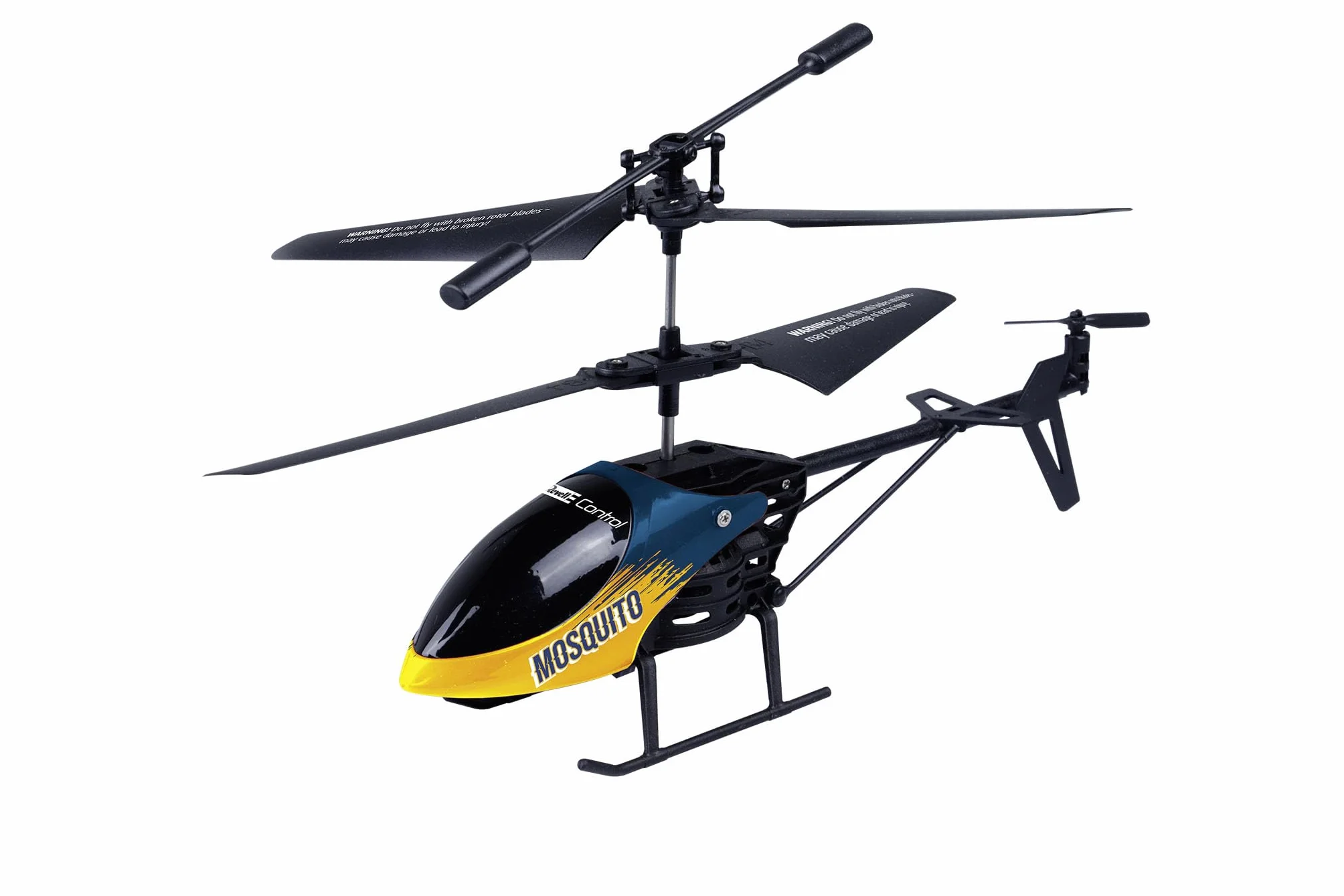 Revell Control, RC Helicopter Mosquito, 2-kanałowy pilot zdalnego sterowania na podczerwień, stabilizacja żyroskopu, przednie oświetlenie LED, zapasowe wirniki w zestawie, akumulator LiPo i ładowarka,