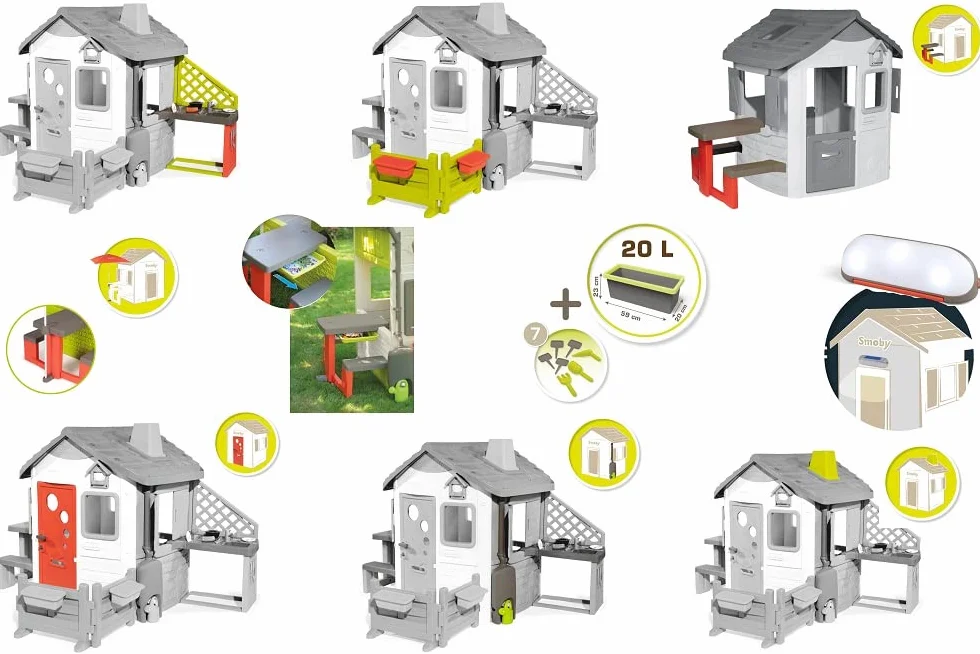 Smoby 7600810914-3-w-1 Prysznic ogrodowy - przede wszystkim prysznicem ogrodowym 3 w 1 dla wszystkich lamp z daszkiem Wyprodukowano we Francji, Od 2 lat