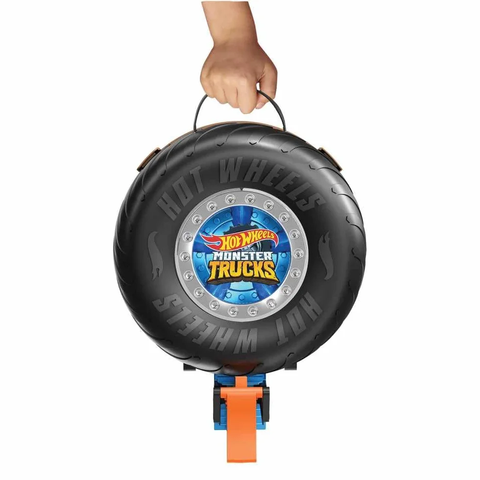 HOT WHEELS TOTAL HHY74 Hot Wheels Monster Trucks zestaw do gry w opony, wielokolorowy