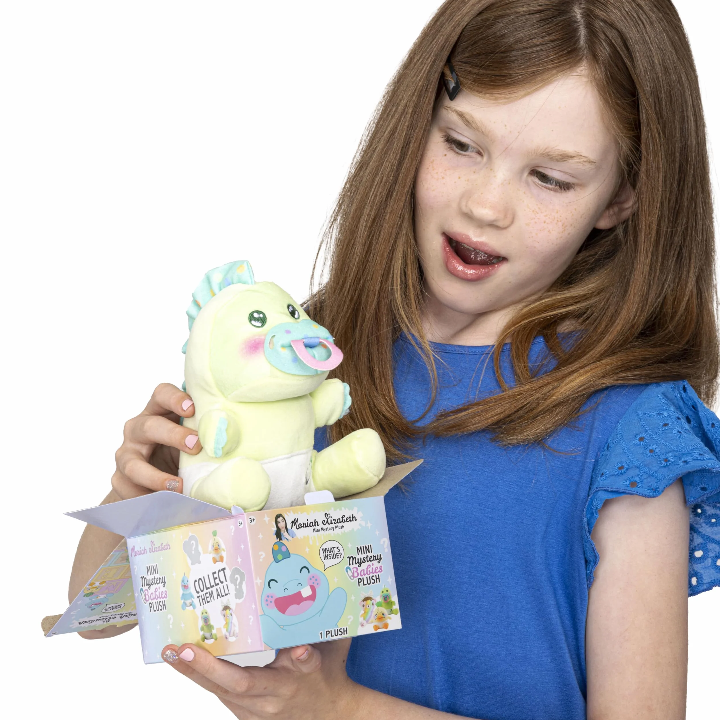 Moriah Elizabeth Mini tajemniczy plusz, seria 4, Baby Mystery Plush, YouTube Craft Channel, Blind Box, 1 z 8 możliwych, oficjalny produkt