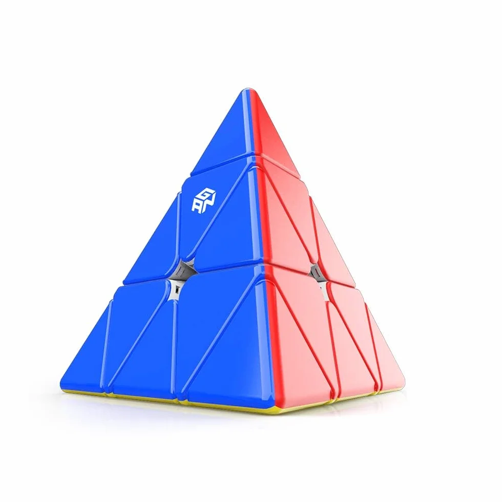 GAN Kostka Pyraminx 36 Magnesów, Kolorowa Piramida Magnetyczna (Wersja Podstawowa)