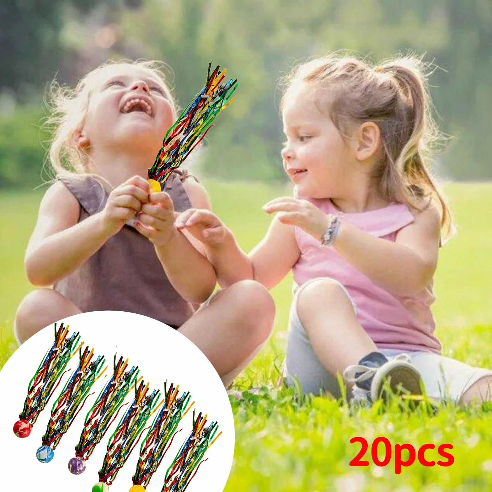 Piłki do skakania dla dzieci, 30 sztuk piłek do skakania z serpentyną, skakanki dla dzieci, mini gumowe kulki do torebek, prezenty na przyjęcie dla dzieci i urodziny