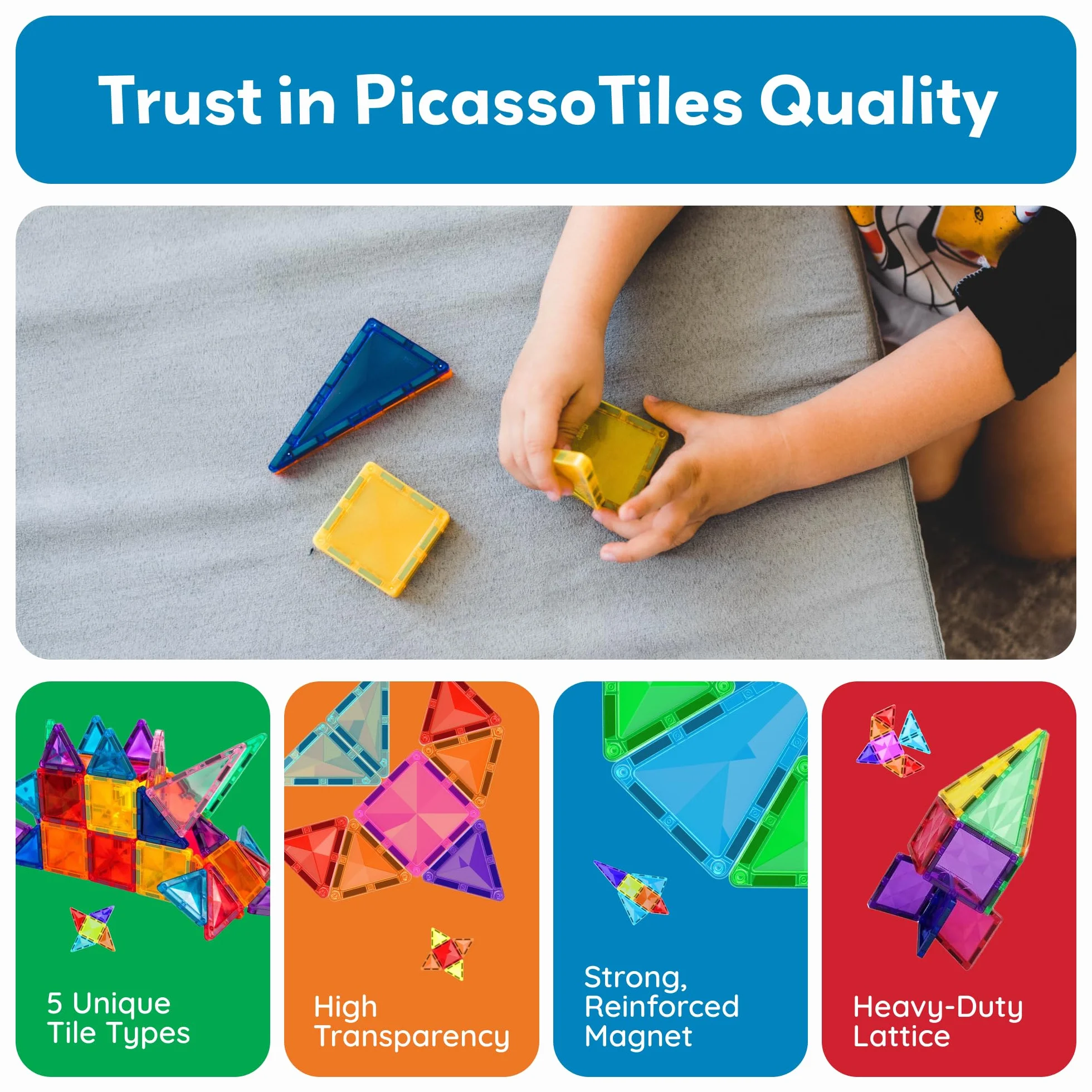 PicassoTiles 80-częściowy magnetyczny blok konstrukcyjny mini seria diamentowa rozmiar podróżny magnes budowlany zestaw zabawek STEM zestaw edukacyjny do zabawy rozwój mózgu dziecka klocki PTM80