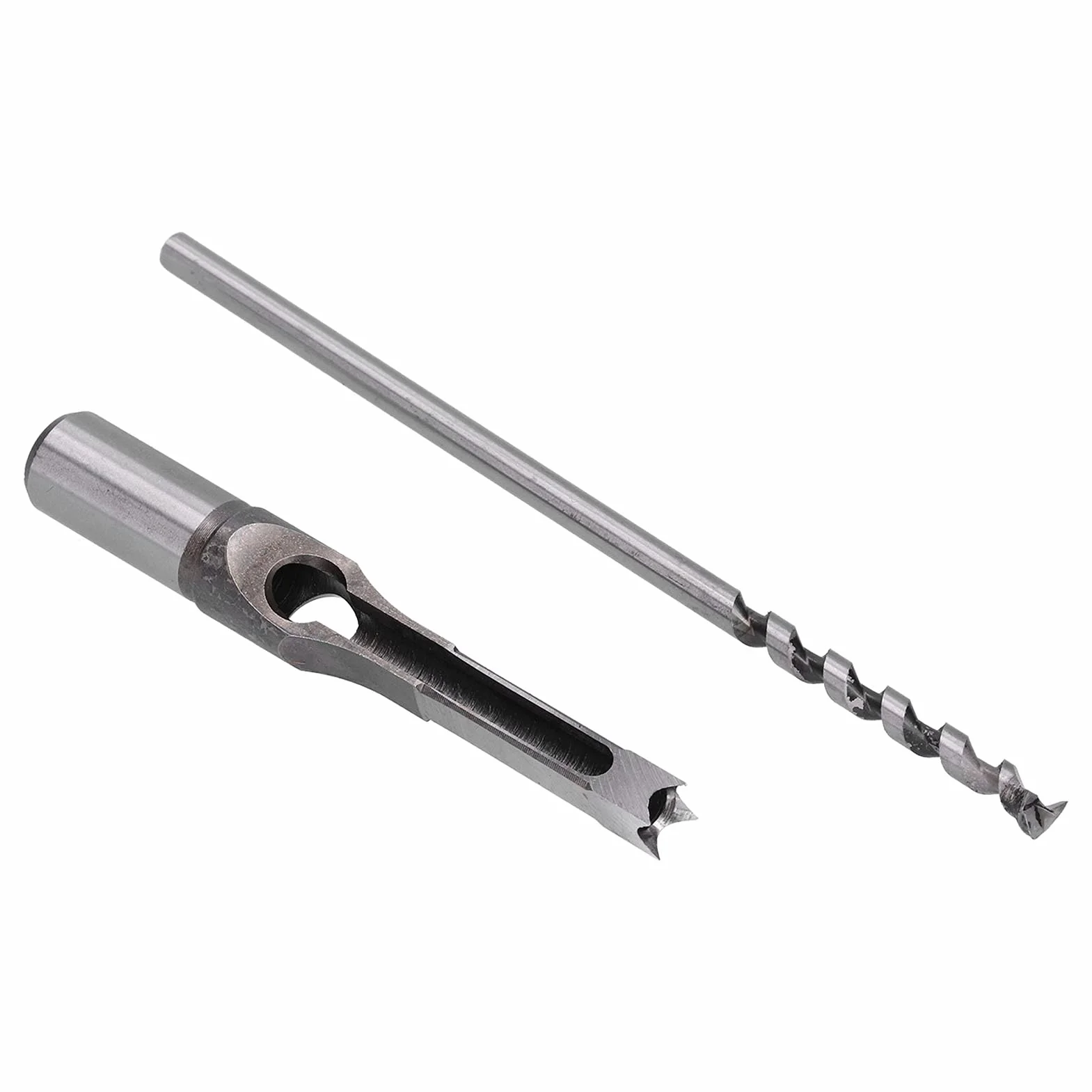 Frez do otworów, kwadratowy frez ze stali szybkotnącej i stabilne zestawy do drewna, trwała obróbka drewna, bity do drewna (16 mm)