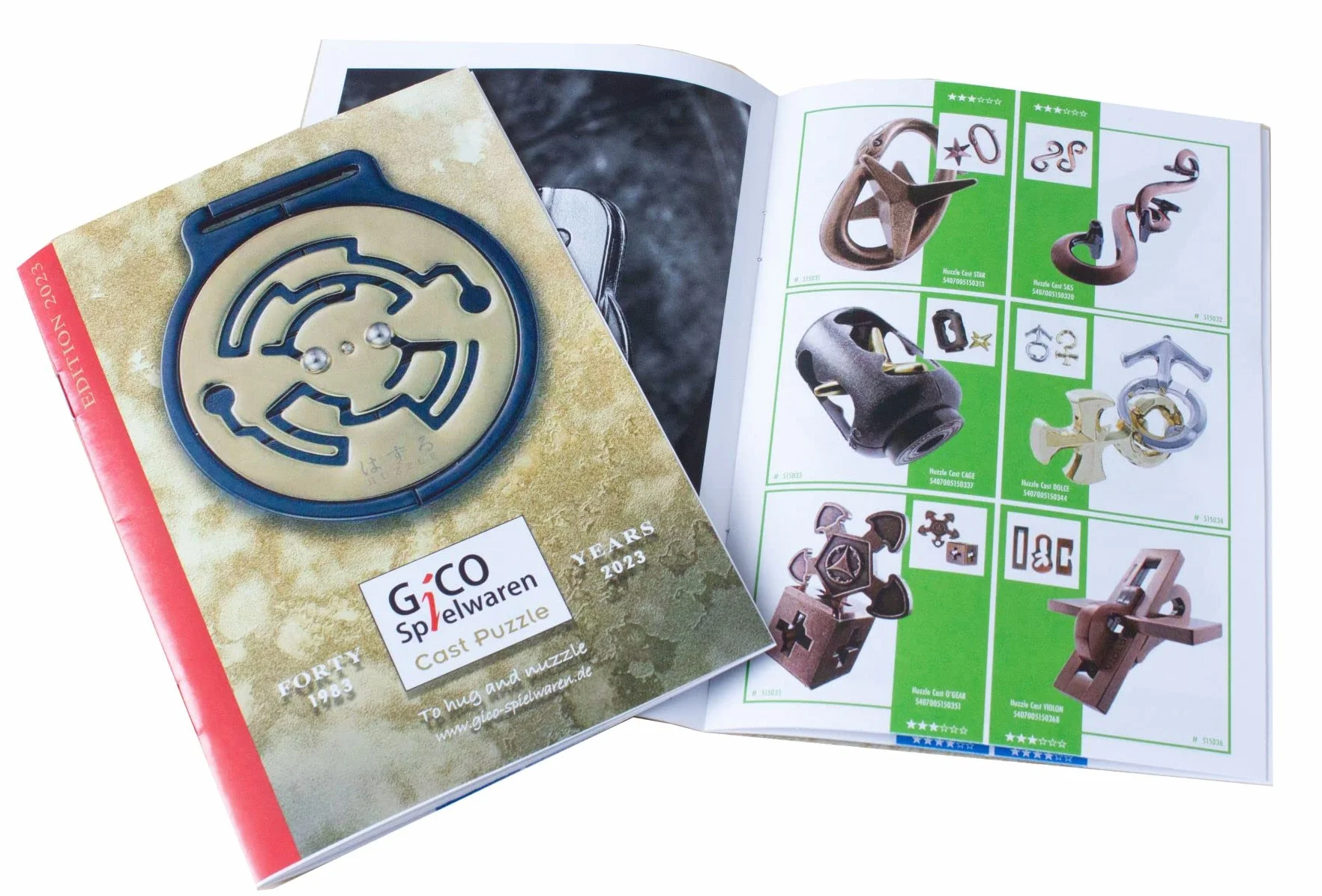 Cast Huzzle zestaw puzzli nr 13, Padlock, Cyclone, Infinity - SG 5,6 + Cast Huzzle ulotka produktowa nr 13