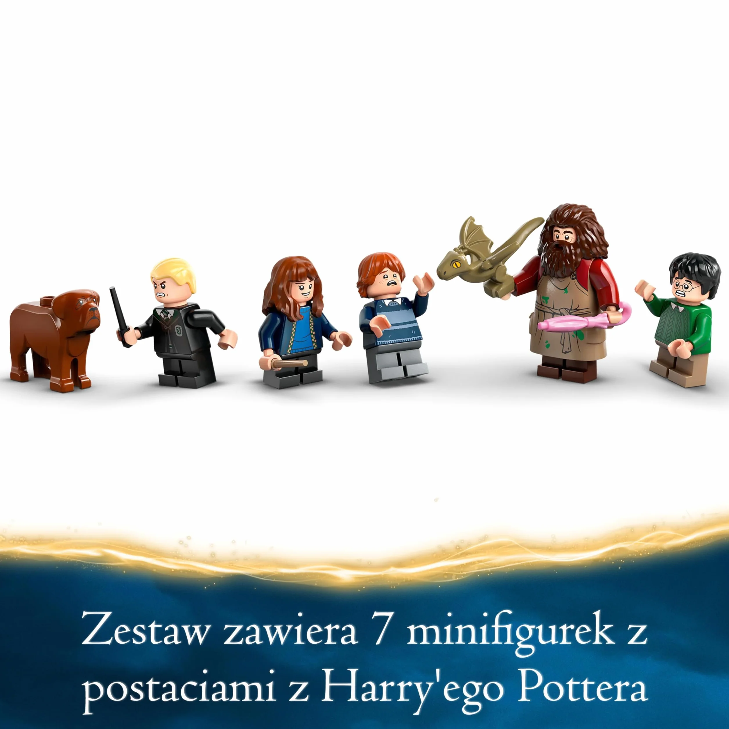 LEGO Harry Potter Chatka Hagrida: niespodziewana wizyta 76428; zestaw z chatką do zbudowania i siedmioma postaciami do odgrywania ról; pomysł na prezent dla chłopców i dziewczynek