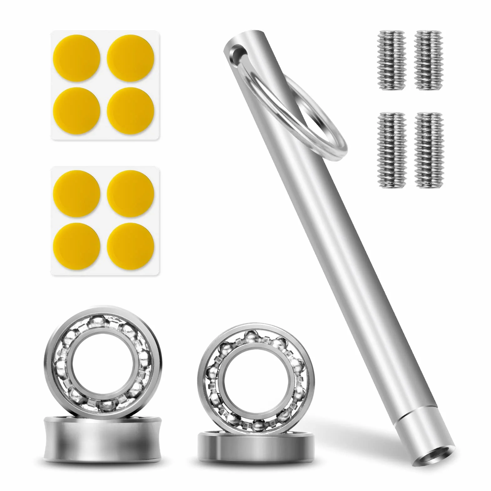 YOSTAR Zestaw Łożysk do Crystal Yoyo K2, 2 Tryby: 2 Responsywne + 2 Niereagujące Łożyska, 2 Osie 8 mm + 2 Osie 10 mm + 8 Responsywnych