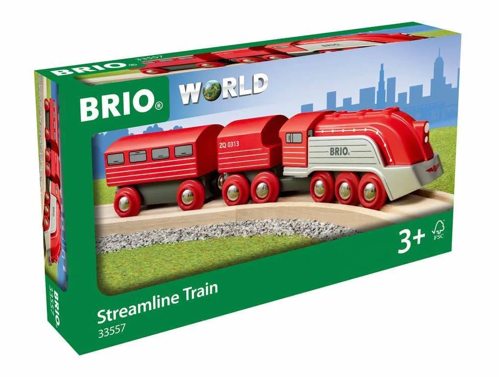 Brio 63355700 Szybki Pociąg (63355700) Bezpieczna Zabawka Dla Dzieci Powyżej 3 Lat