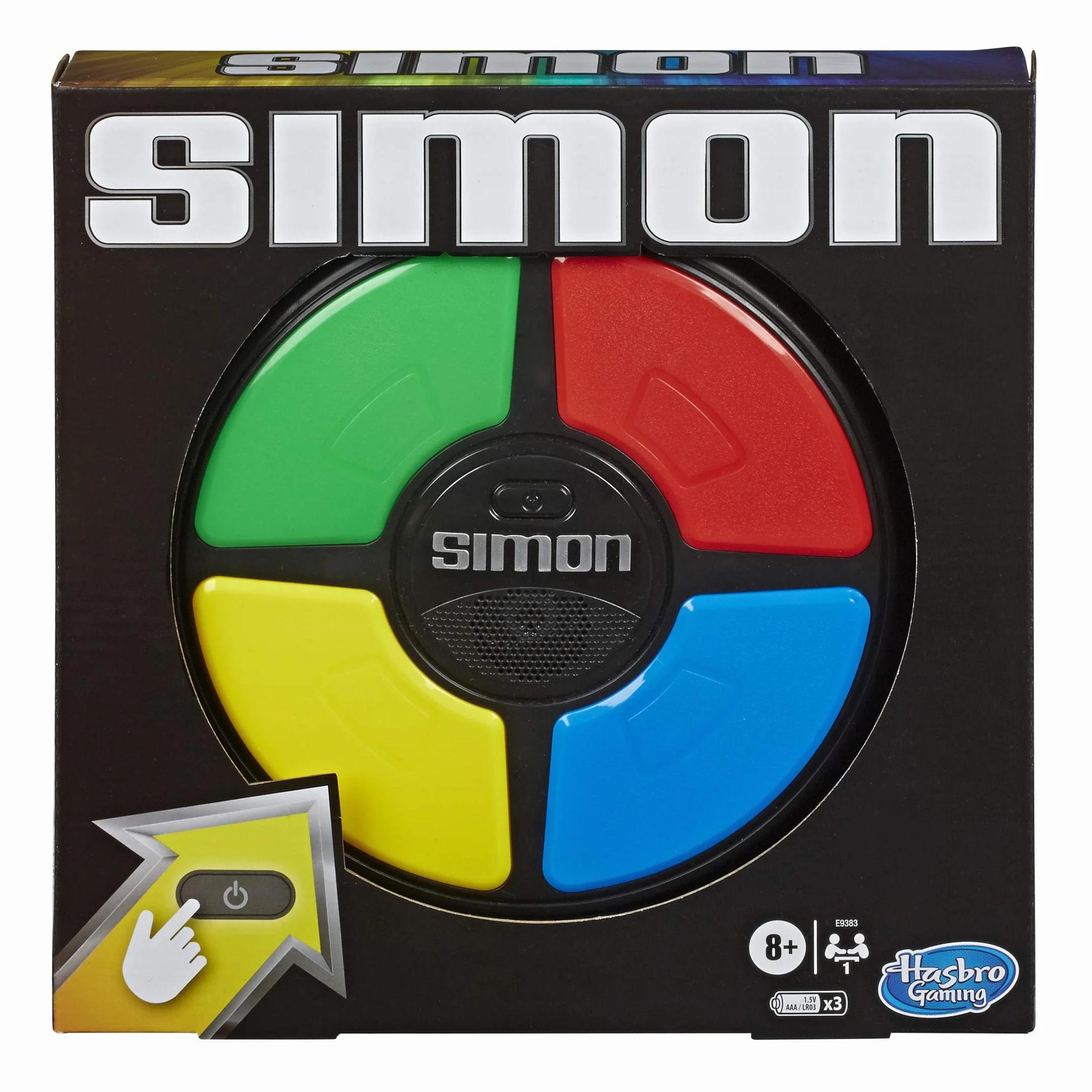 Hasbro Gaming Gra Simon, elektroniczna gra dla dzieci