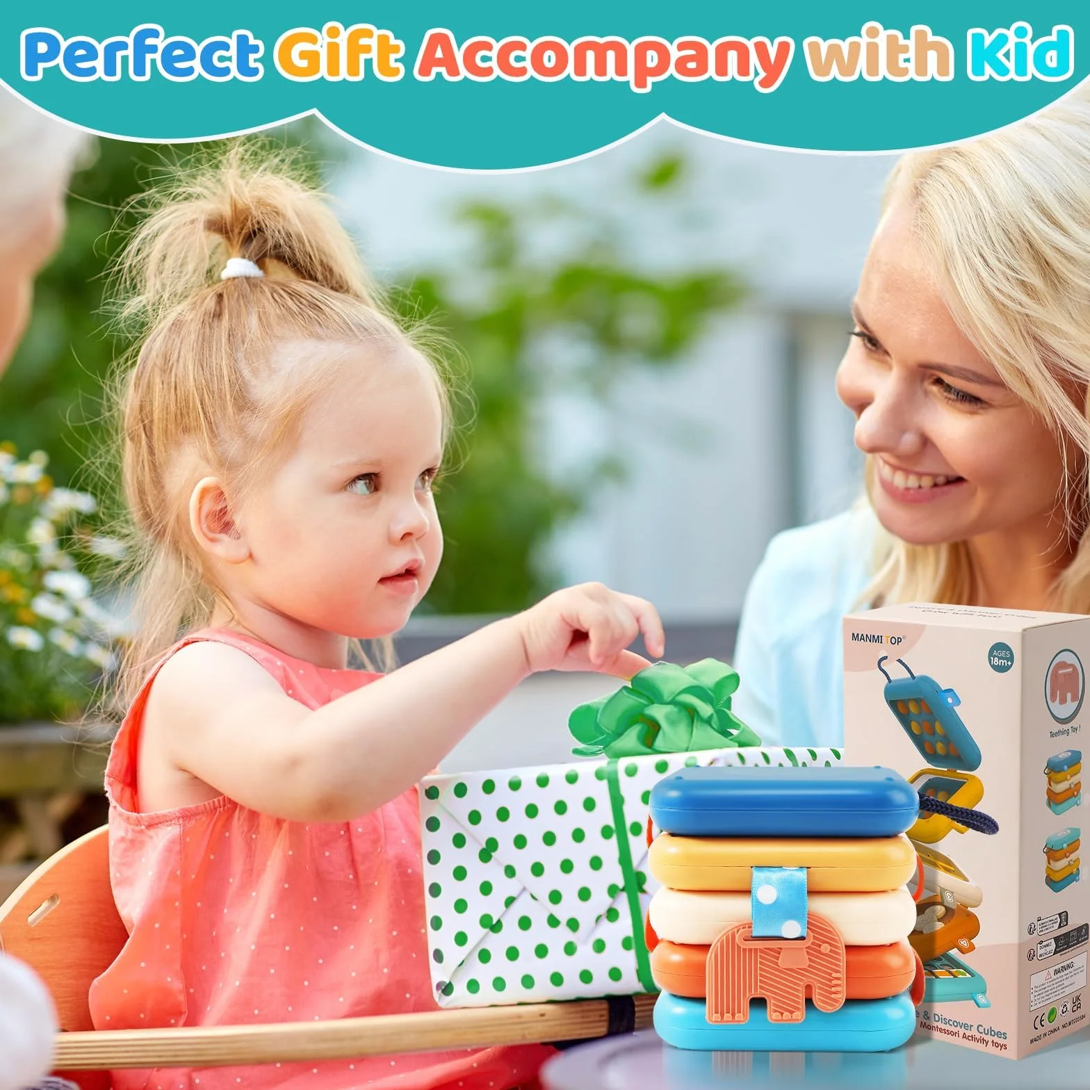 Busy Board zabawka Montessori, 2 lata, 8 w 1, gry edukacyjne, zabawki rozwojowe, gry samoloty, samochód, dziecko, podróże, prezent dla dzieci, chłopców, dziewcząt, 1-5 lat, urodziny, Boże