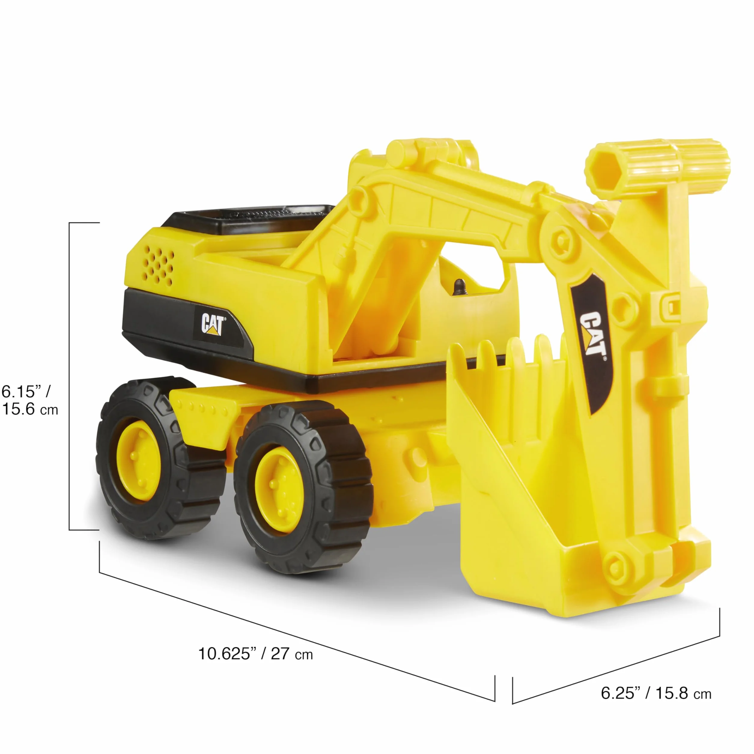 CAT Caterpillar Construction Fleet Koparka Pojazd | Zabawki i prezenty 3+, żółty