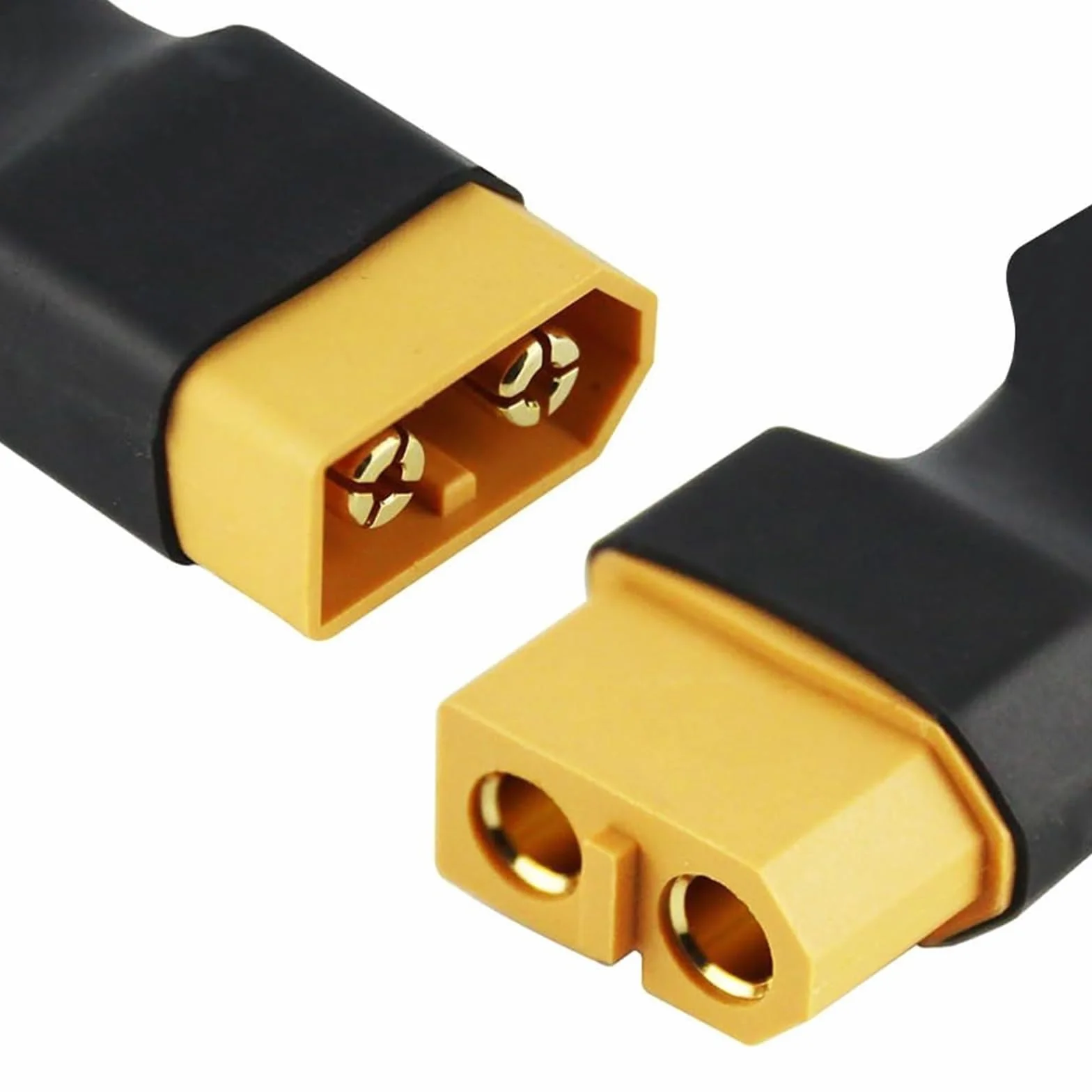 Powice 2 sztuki XT90 do XT60 adapter wtyczki, XT90 wtyczka do gniazda XT60