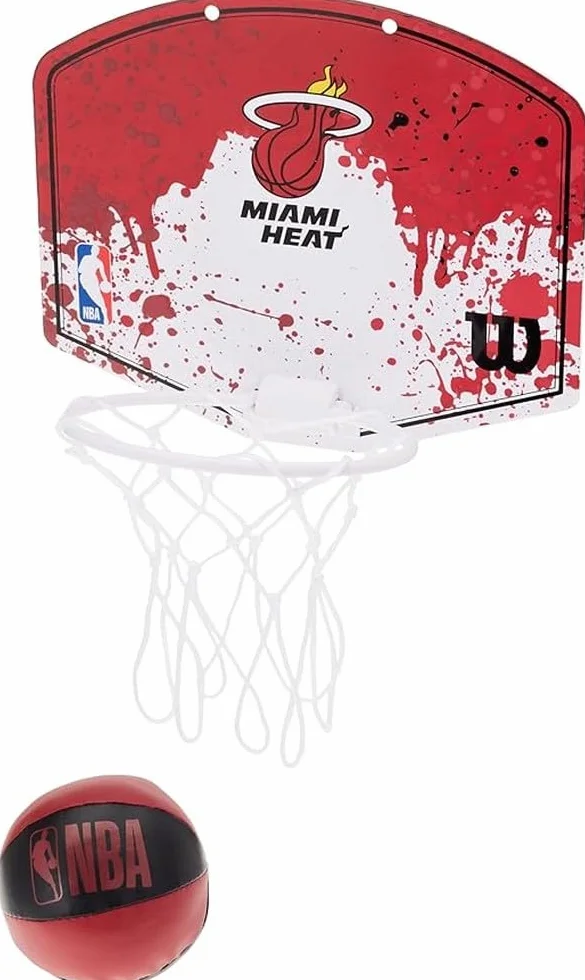 Wilson NBA Team Mini Hoop Miami Heat