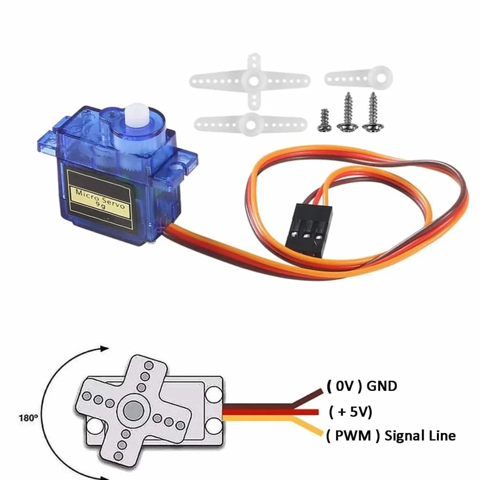 DollaTek 10 szt. SG90 Mini Analog Gear Micro Servo 9g Dla RC Helikopter Samolot