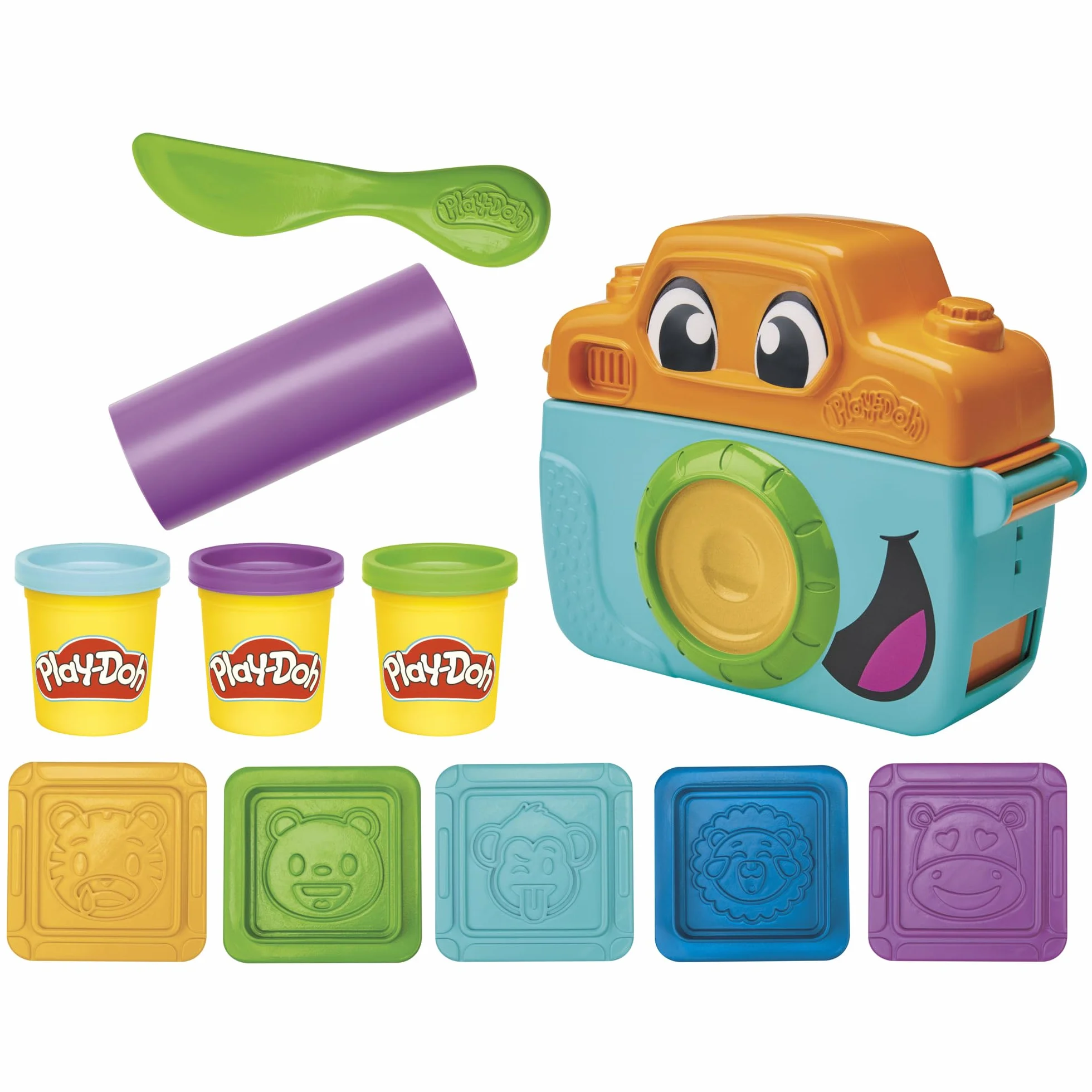 Zestaw startowy Fotozabawa Play-Doh z zabawkowym aparatem fotograficznym