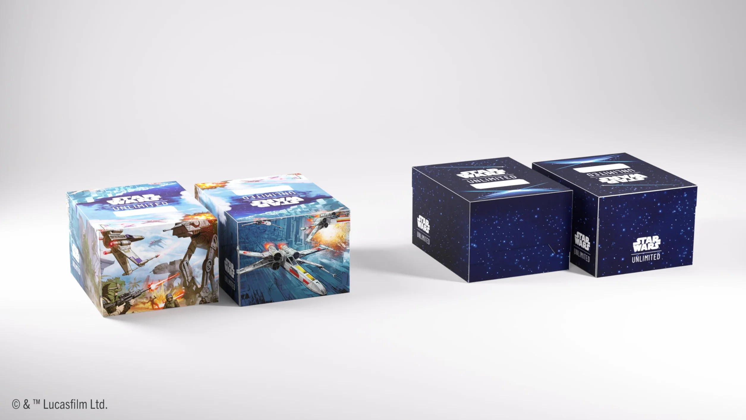 Gamegenic - Star Wars Unlimited Soft Crate - w pełni kolorowe drukowane i oficjalnie licencjonowane trwałe pudełko na pokład, Holds 60 dwustronnych kart, TCG i LCGs, Battle of Scarif