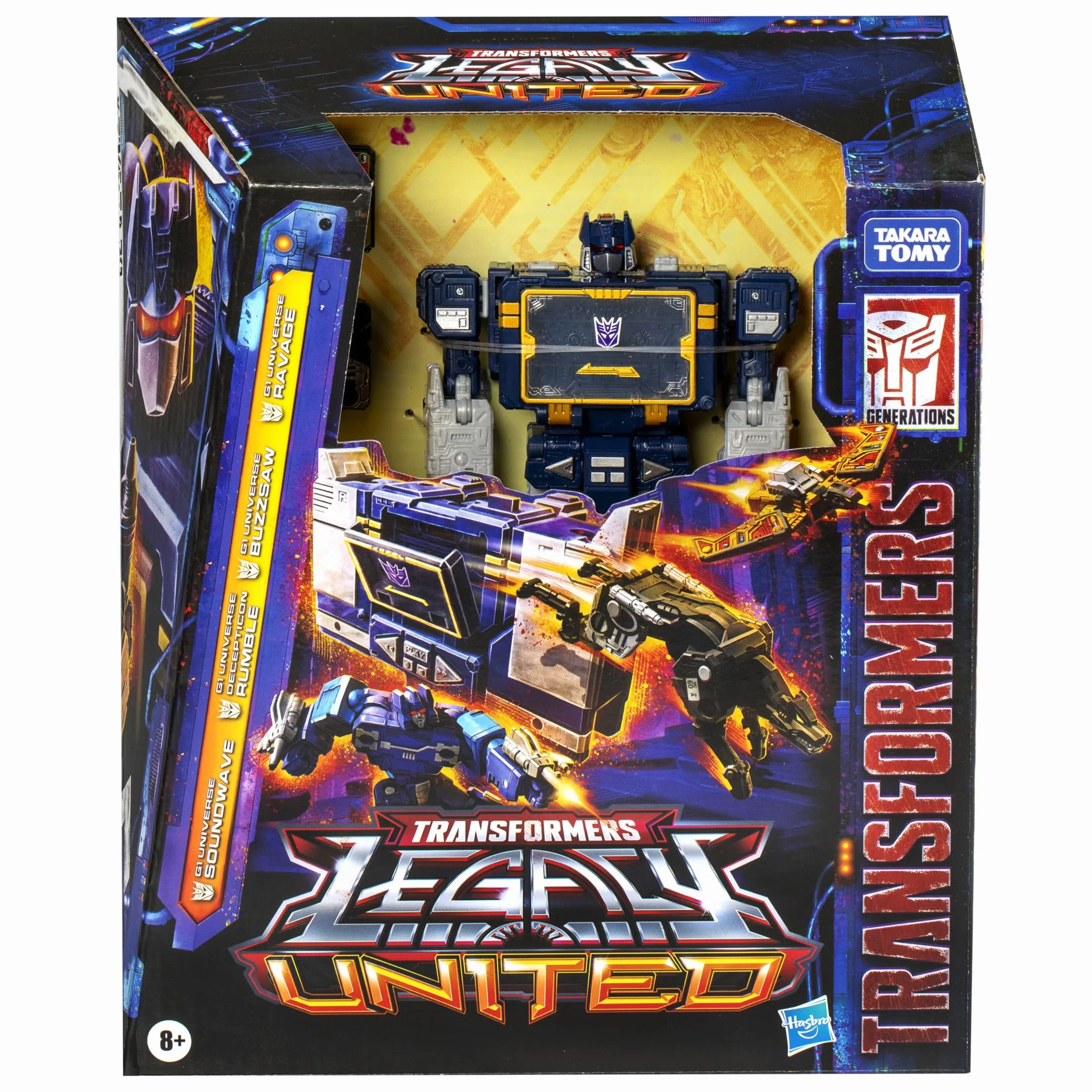 Transformers Legacy United Voyager klasa G1 Universe Soundwave figurka akcji
