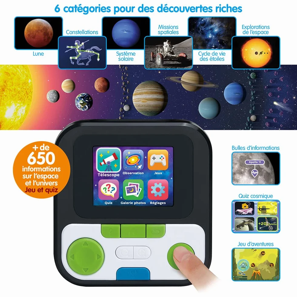 Vtech Genius Teleskop Edukacyjny Wielokolorowy od 7 lat