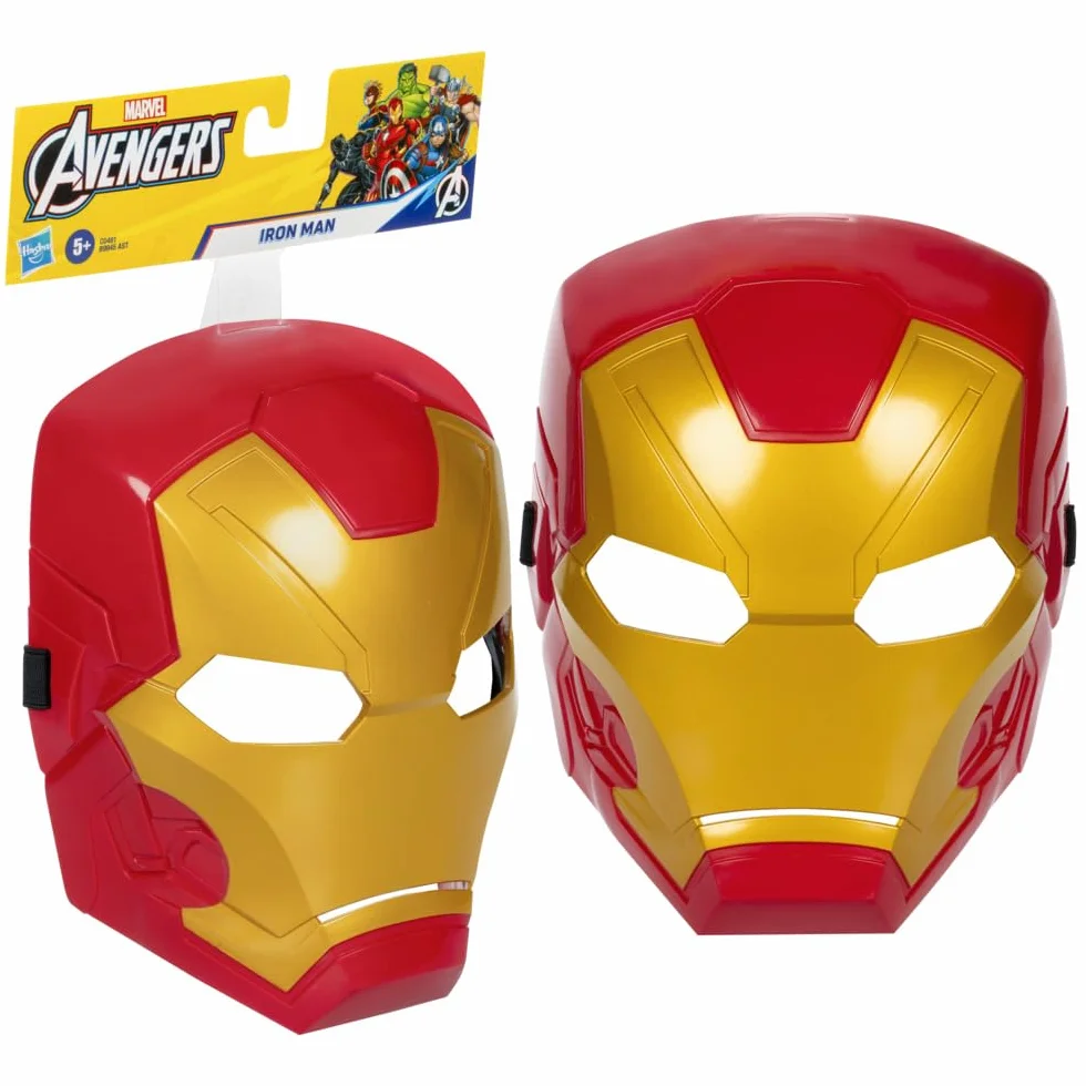 Maska Iron Mana z uniwersum Marvel Avengers, zabawki i produkty kolekcjonerskie z superbohaterami dla dzieci w wieku od 5 lat