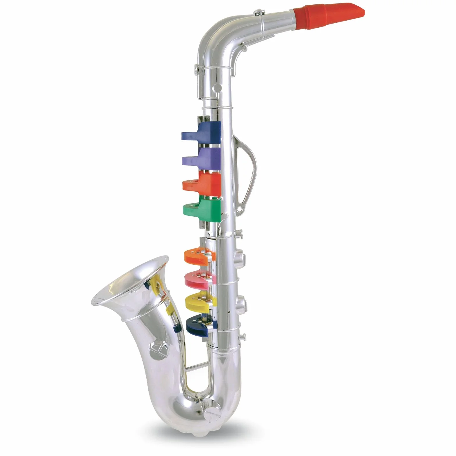 Bontempi ChromaticGrandSax Duży chromowany saksofon z 8 nutami