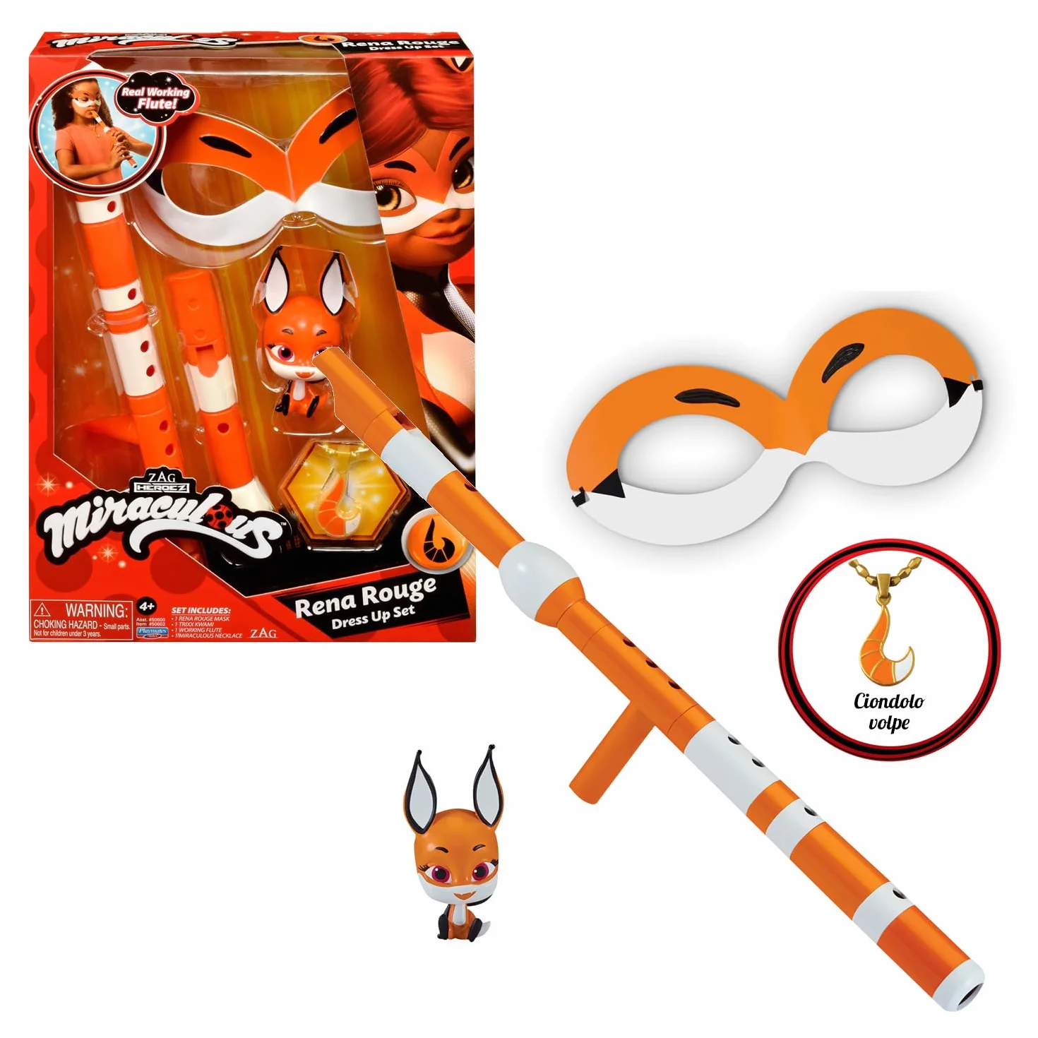 Miraculous: Tales Of Ladybug And Cat Noir Rena Rouge zestaw do odgrywania ról Rena Rouge kostium dziecięcy fantazyjny strój zestaw maska i akcesoria biedronka superbohater kostiumy dla dziewcząt i