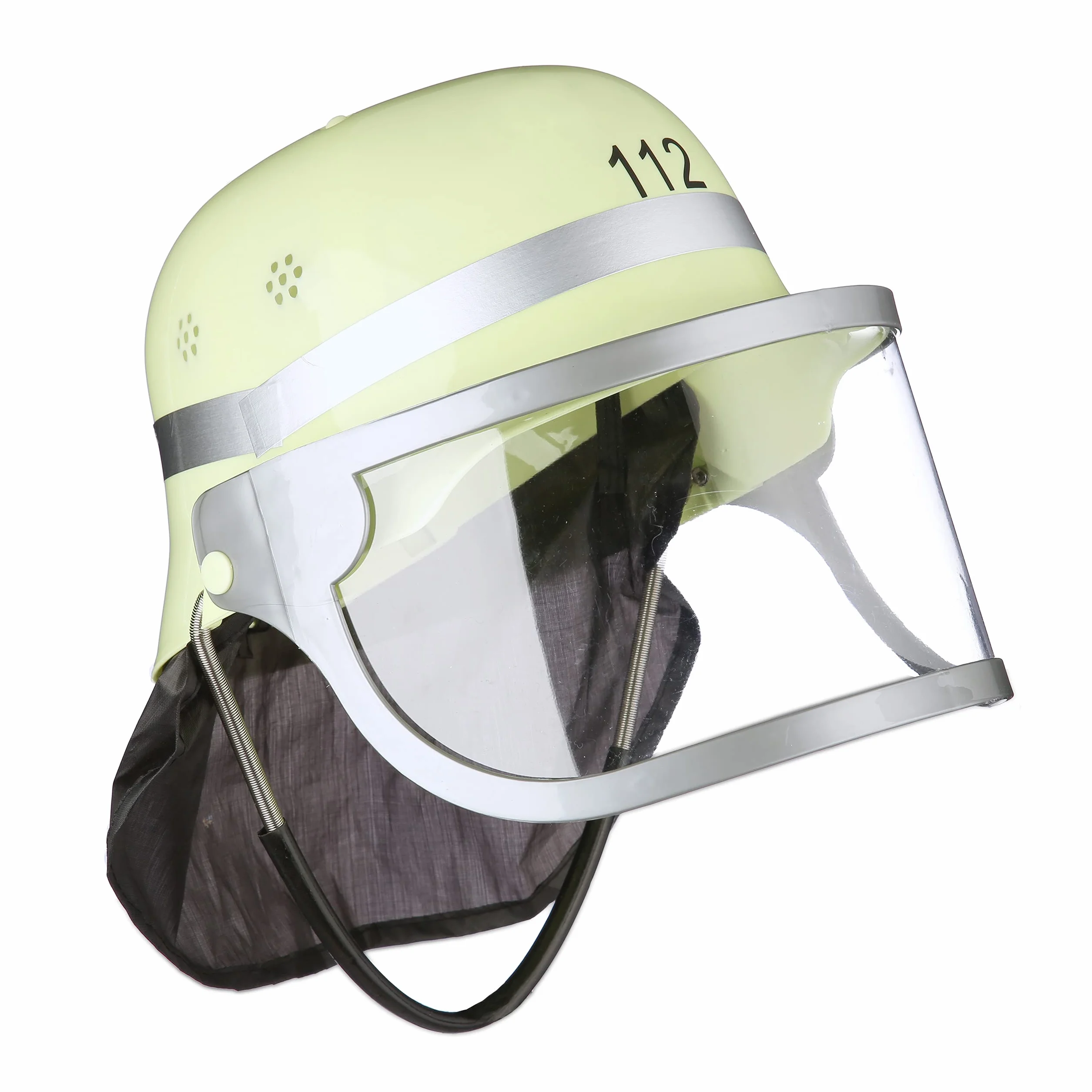 Kask Strażacki, dla Dzieci, Żółty, 24,5 x 22,5 x 28cm