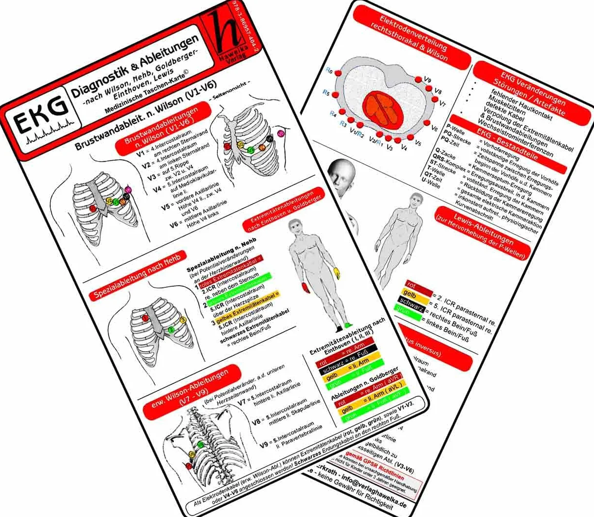 Intensiv-Station Karten-Set - Analgesie & Sedierung, Blutgase & Differentialdiagnose, Herzrhythmusstörungen, Inkompatibilitäten intravenöser Medikamente, Reanimation