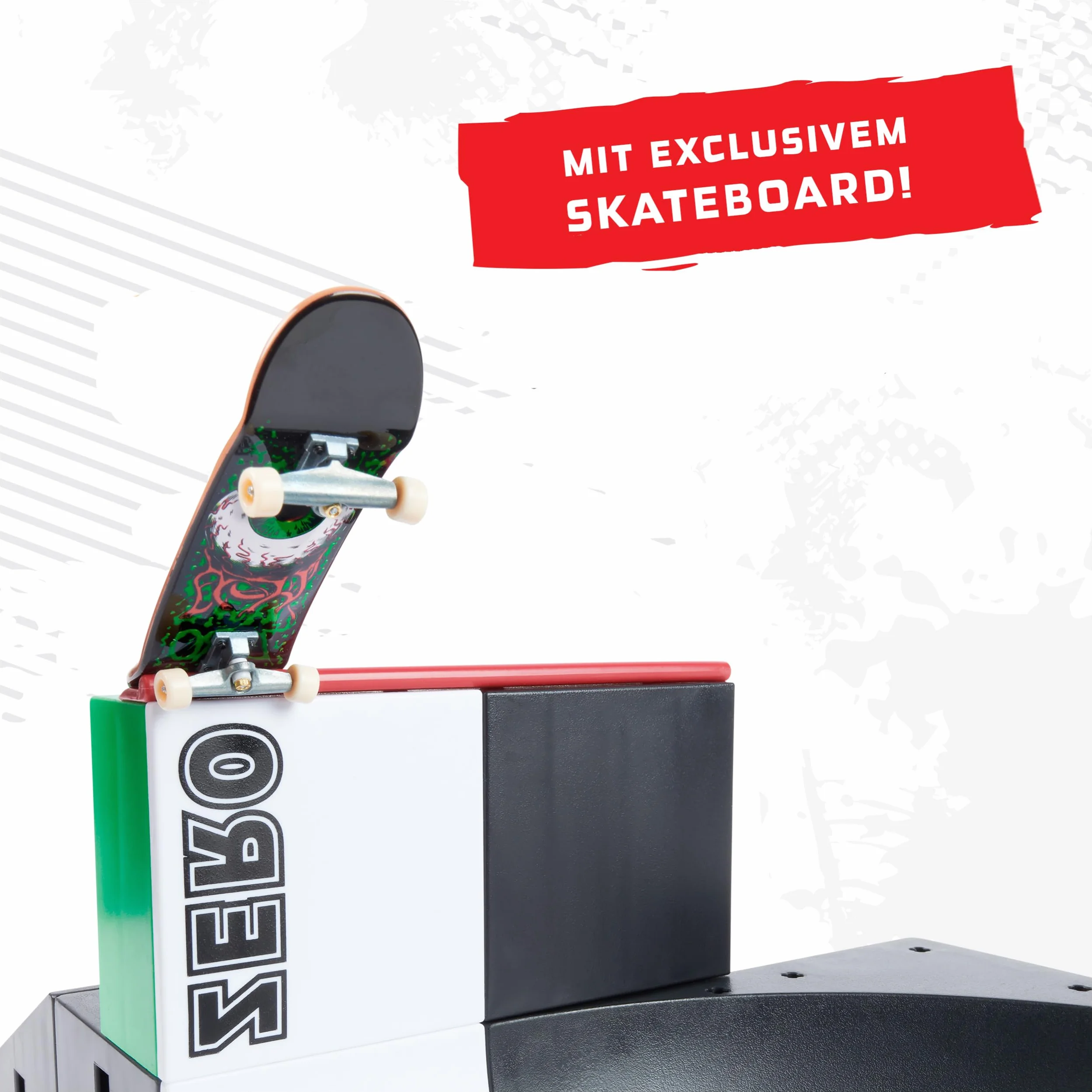Tech Deck X-Connect zestaw startowy – Bowl Builder 2.0 zestaw ramp z autentyczną tablicą na palce marki Zero i akcesoriami, od 6 lat