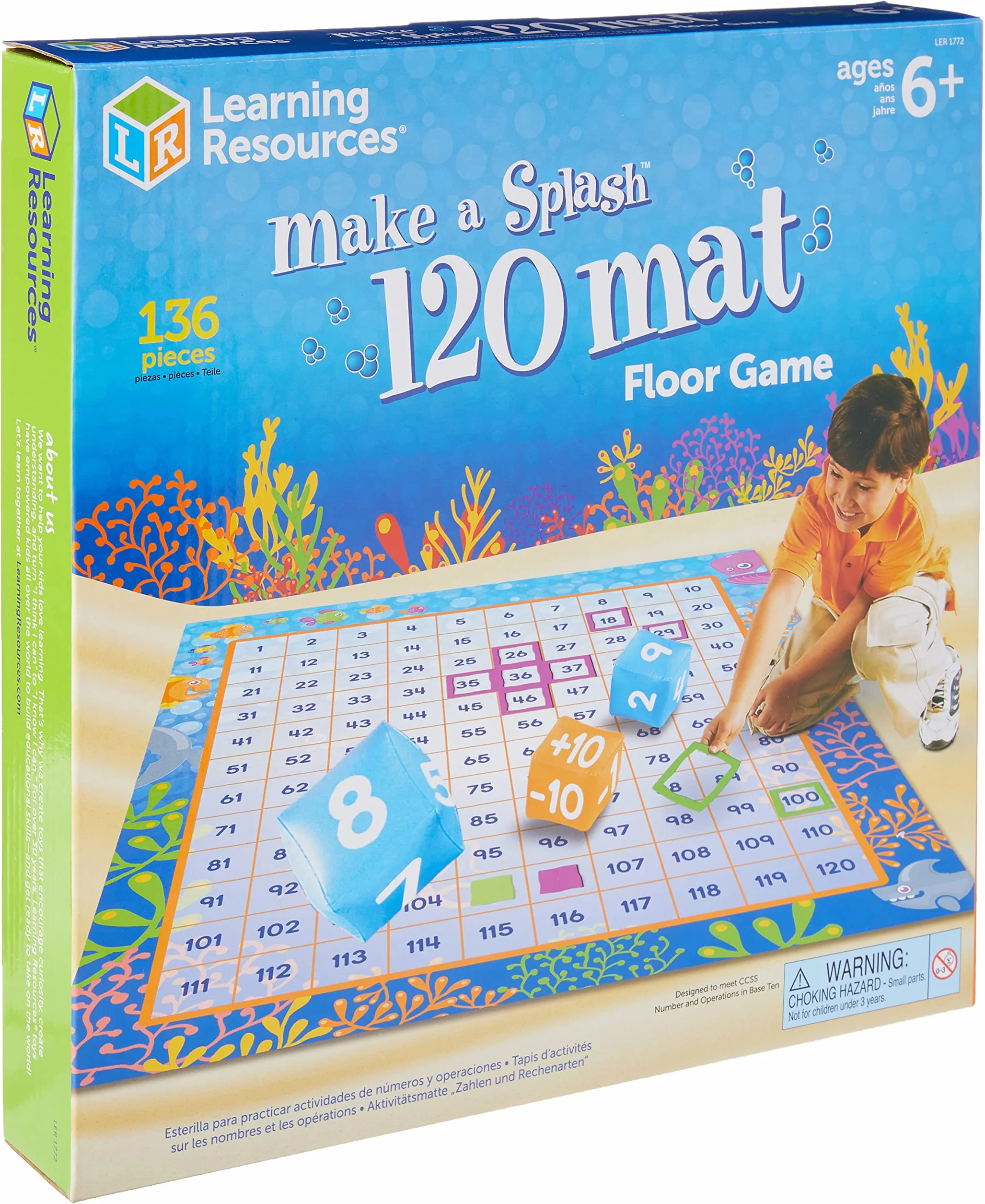 Learning Resources LER1772 Make a Splash mata podłogowa 120,