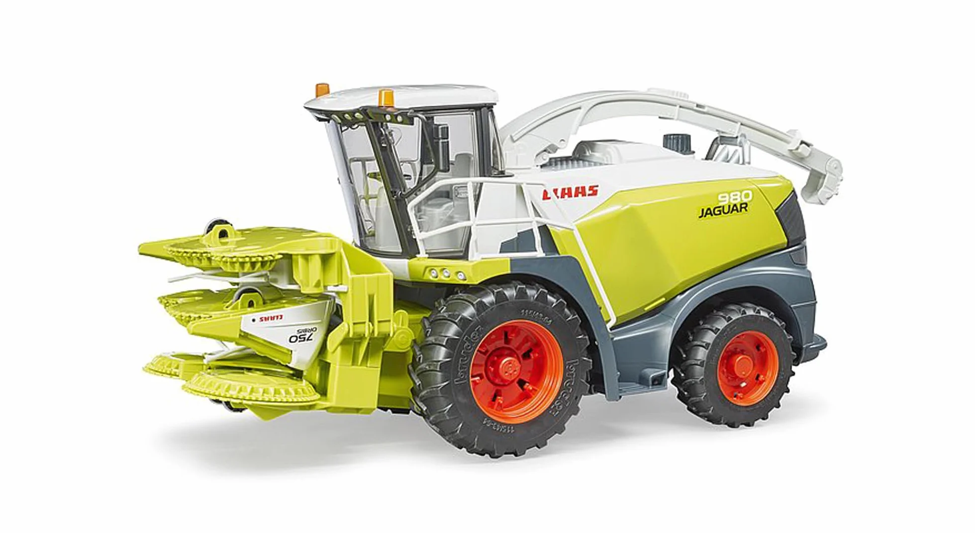 bruder 02134 - Kombajn zbożowy Claas Jaguar 980 - 1:16 Pojazd, Farma, Rolnictwo, Ciągnik, Bulldog, Kombajn, Kukurydza, Praca w polu, Zabawka