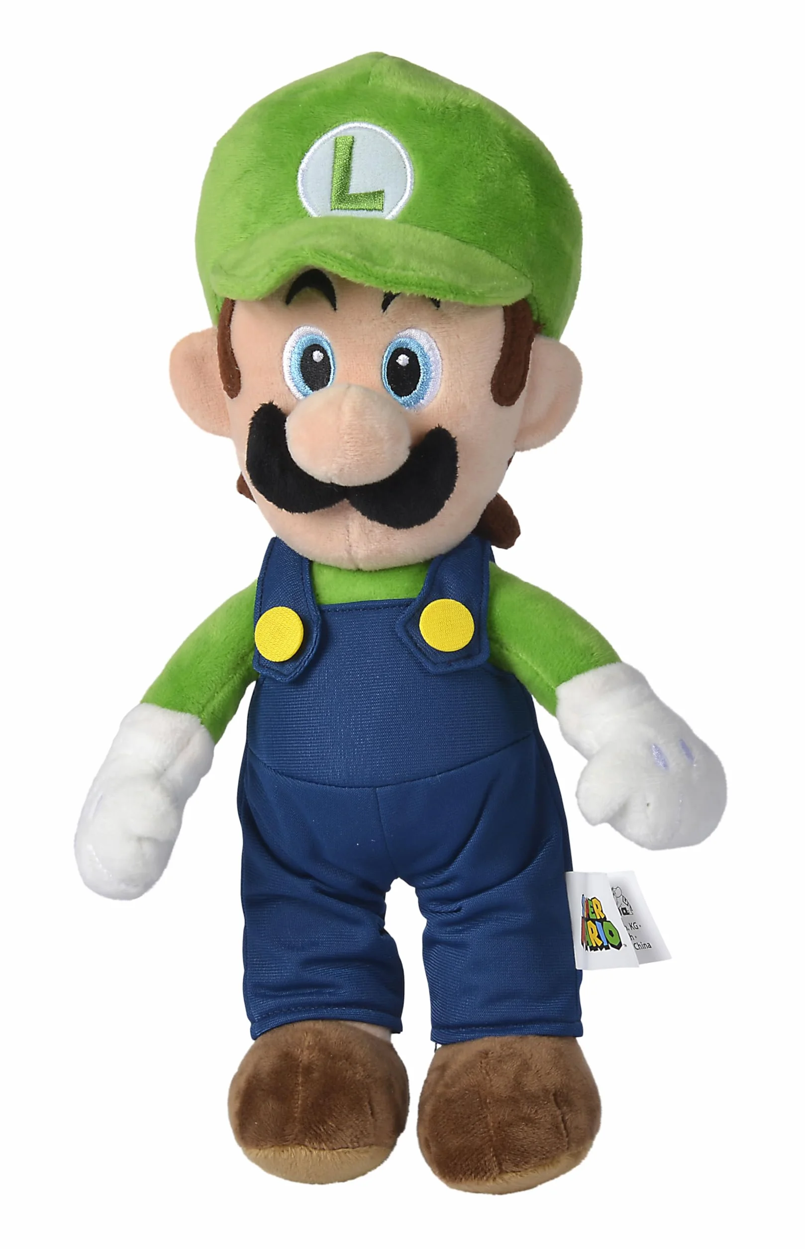 SIMBA Super Mario Luigi pluszowa zabawka 30cm