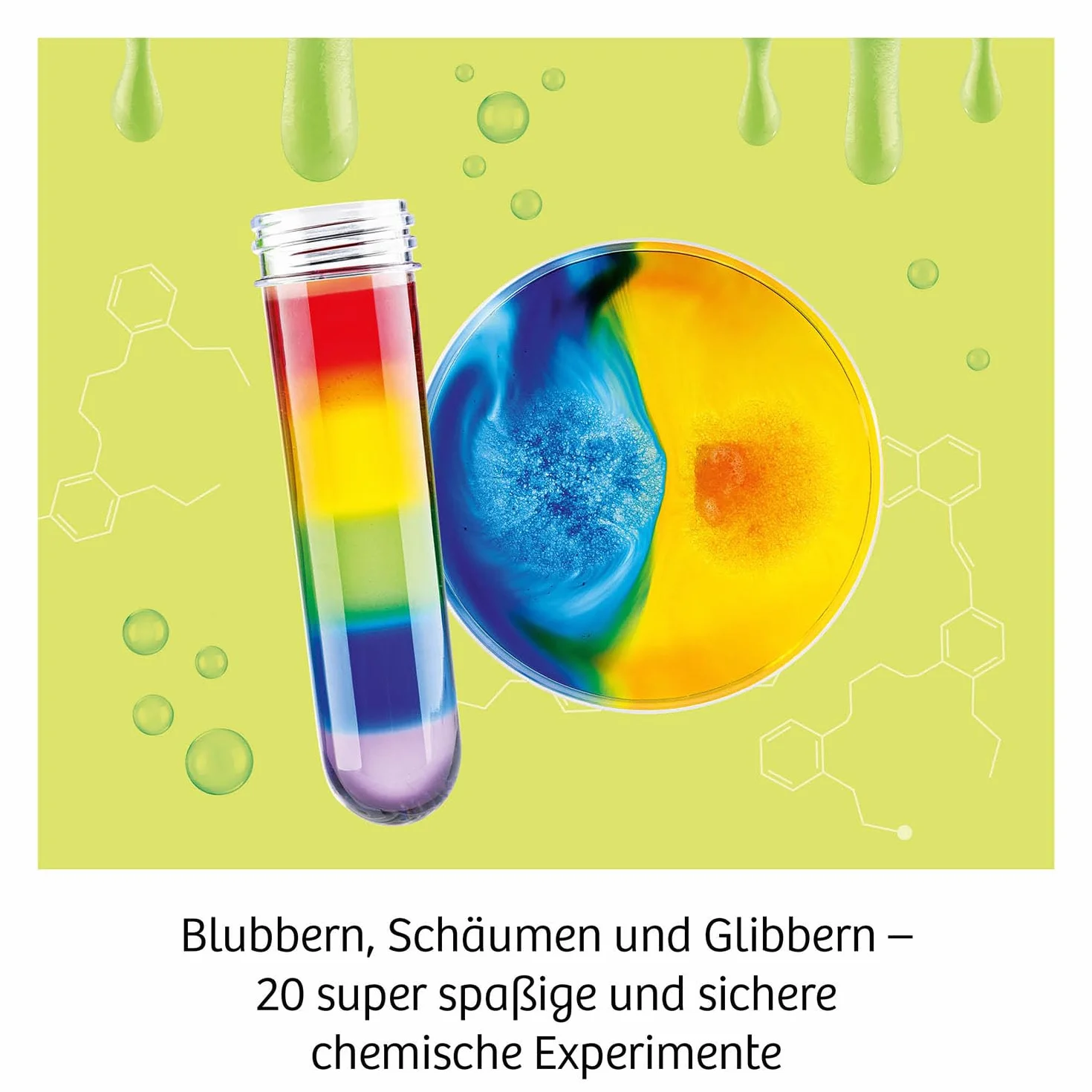 Kosmos 645649 Big Fun Chemistry – szalona stacja chemiczna, zestaw eksperymentów dla dzieci od 8 lat, lśniący śluz, bąbelki płynne, zestaw chemiczny dla dzieci