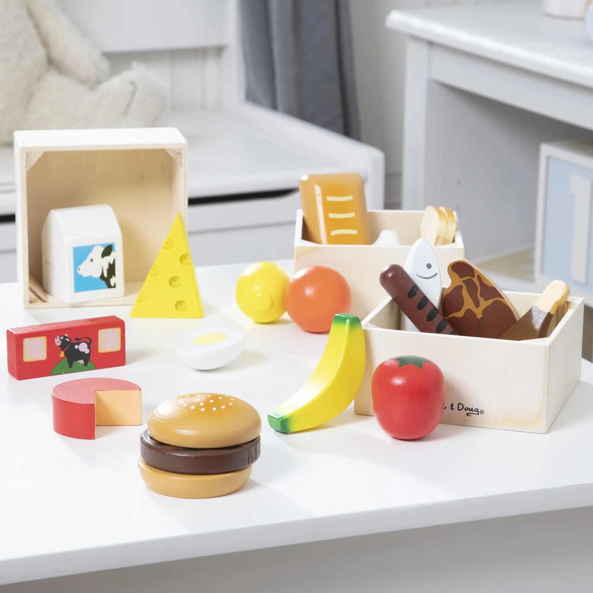 Melissa & Doug Żywność do Zabawy, Wielokolorowy, 16.13 x 53.24 x 79.04 cm; 1 kg