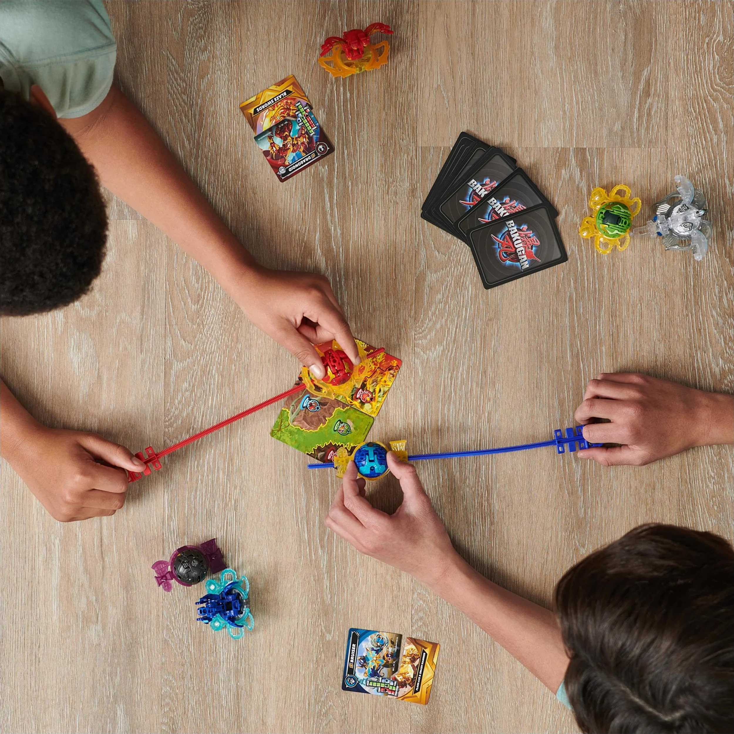 BAKUGAN Battle 5-pak, Special Attack Dragonoid, Ventri, Bruiser, Octogan, Trox; konfigurowalne, spinningowe figurki akcji, zabawki dla dzieci dla chłopców i dziewcząt w wieku od 6 lat