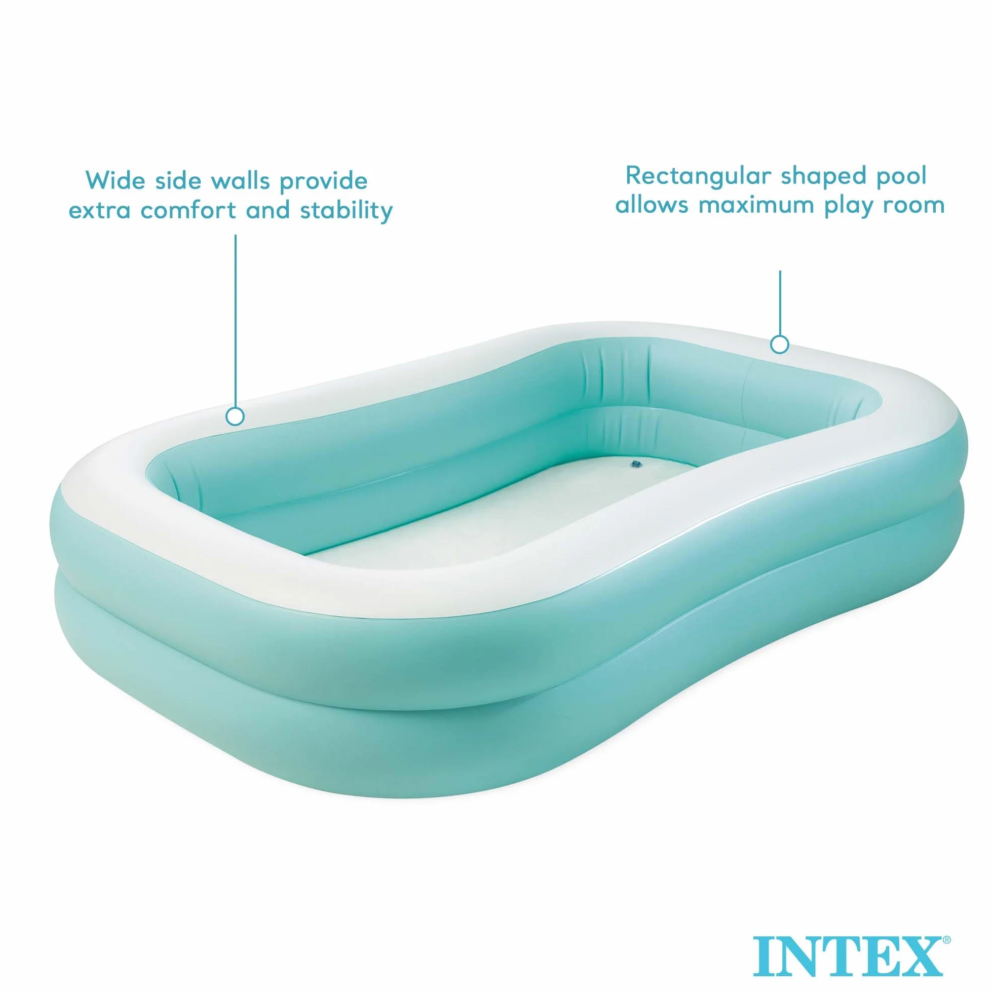 Intex Mandarin Swim Center basen rodzinny, 228 x 152 x 48 cm, dla dzieci w wieku od 3 lat
