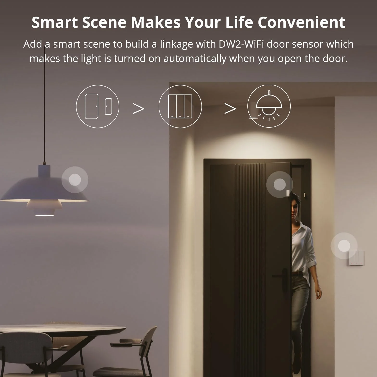 SONOFF Inteligentny przełącznik ścienny WiFi, M5 Matter 1 Gang Type 86 z synchronizacją, sterowaniem głosowym, kompatybilny z Matter i Alexa oraz Google Home (wymagany przewód neutralny)