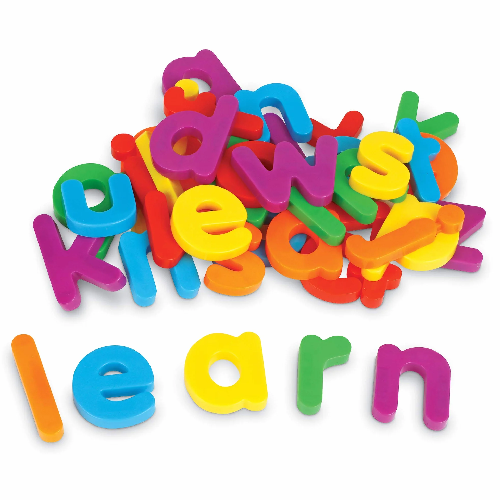 Learning Resources Jumbo Magnetyczny Male litery Listy 40-Kawałek Zestaw