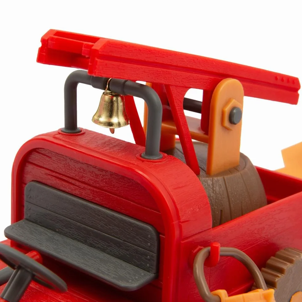 Giochi Preziosi Smerfy - zestaw zabaw Smerfów strażacki z realistycznymi funkcjami, akcesoriami i postacią Smerfa Ekskluzywny 5,5 cm w zestawie, dla dzieci od 3 lat