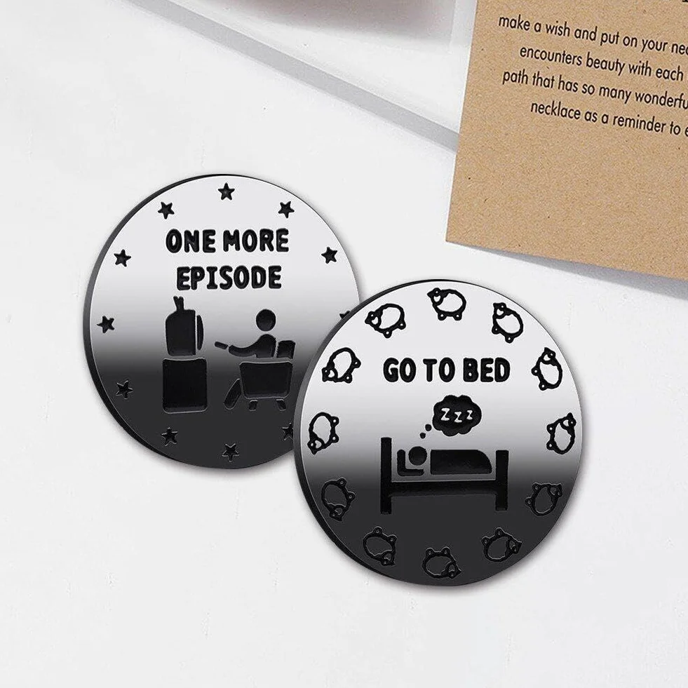 Moneta Decision Coin Destiny Flip Coin Dwustronna gra Prezenty dla nastolatków
