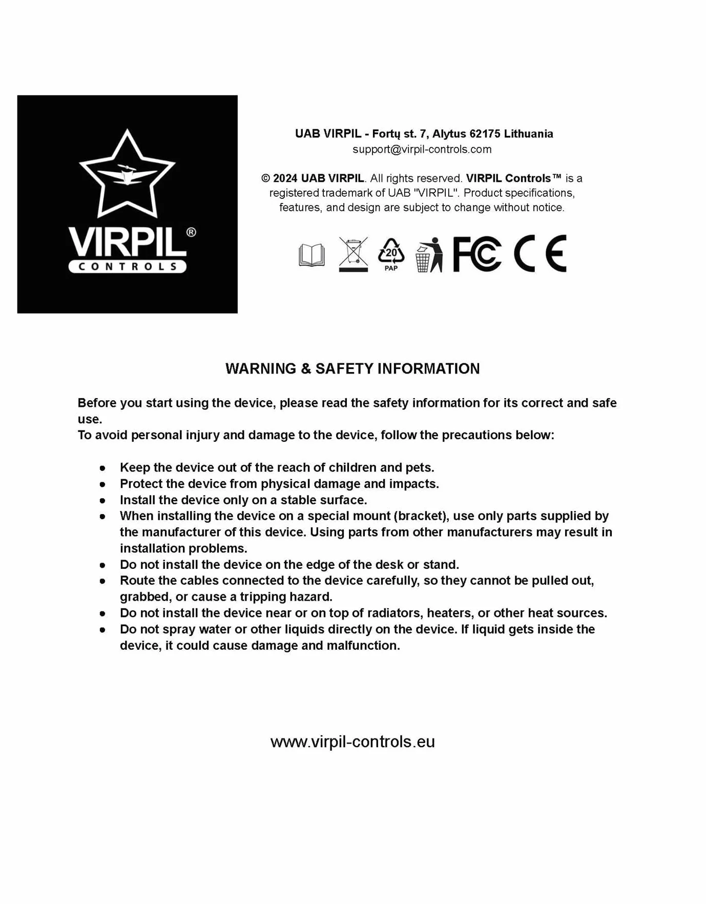 VIRPIL Controls - SharKa-50 Collective Grip (Symulator lotu, Joystick helikoptera, Gry PC)