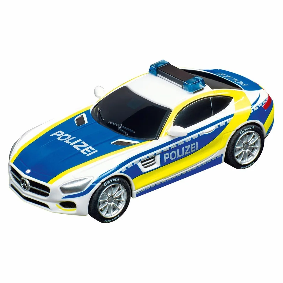 Carrera GO!!! Mercedes-AMG GT Coupé Policja I tory wyścigowe i licencjonowane autokary | dla 2 graczy | dla chłopców i dziewcząt od 6 lat i dorosłych