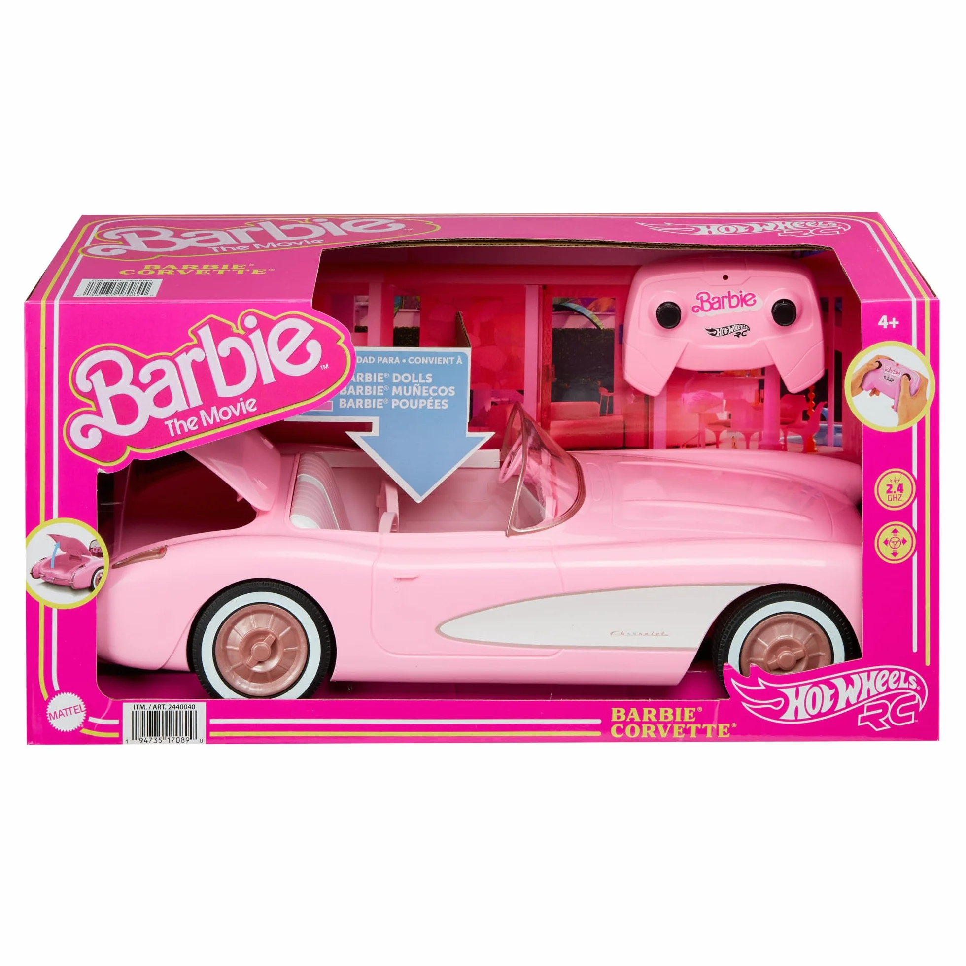 Hot Wheels Kabriolet Samochód, Wielokolorowy, 42,7 x 18,3 x 11,9 cm