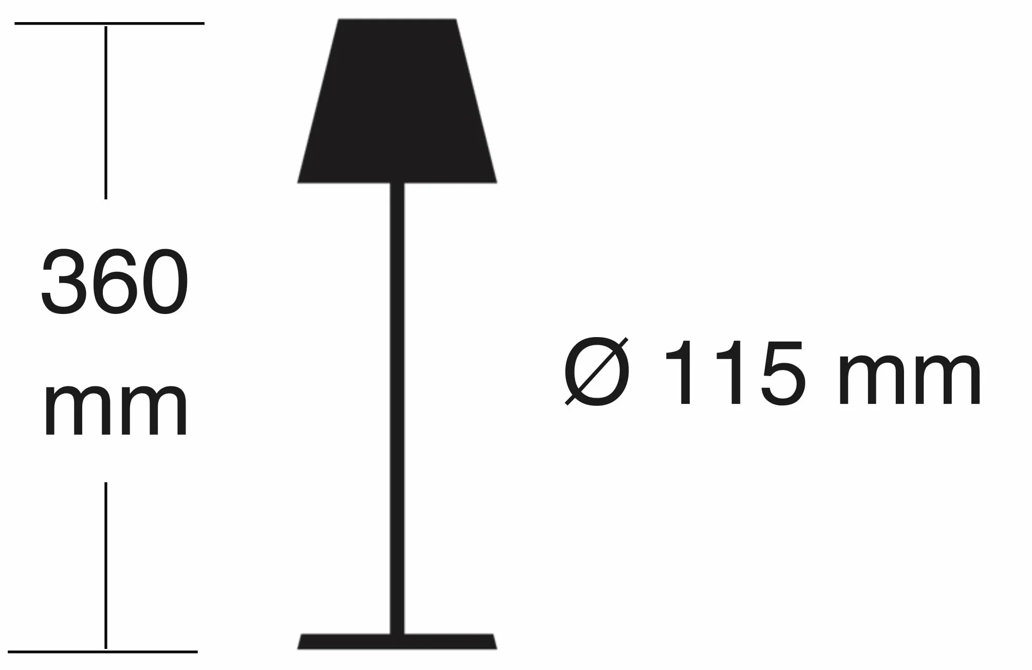 greenandco Akumulatorowa lampa stołowa, bezprzewodowa, do ponownego ładowania, ściemniana, z funkcją Touch Control, 3000-5000 K, CRI 90, 3600 mAh, nadaje się do użytku na zewnątrz, kolor: biały