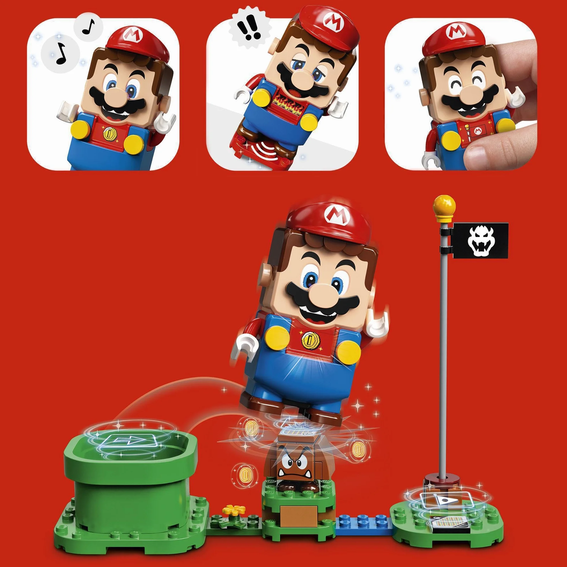 LEGO Super Mario Przygody z Mario — zestaw startowy, Kreatywna Kolekcjonerska Zabawka dla Dziecka do Zbudowania, Pomysł na Prezent dla 6-latka, dla Chłopca i Dziewczynki i Fanów Gry, 71360